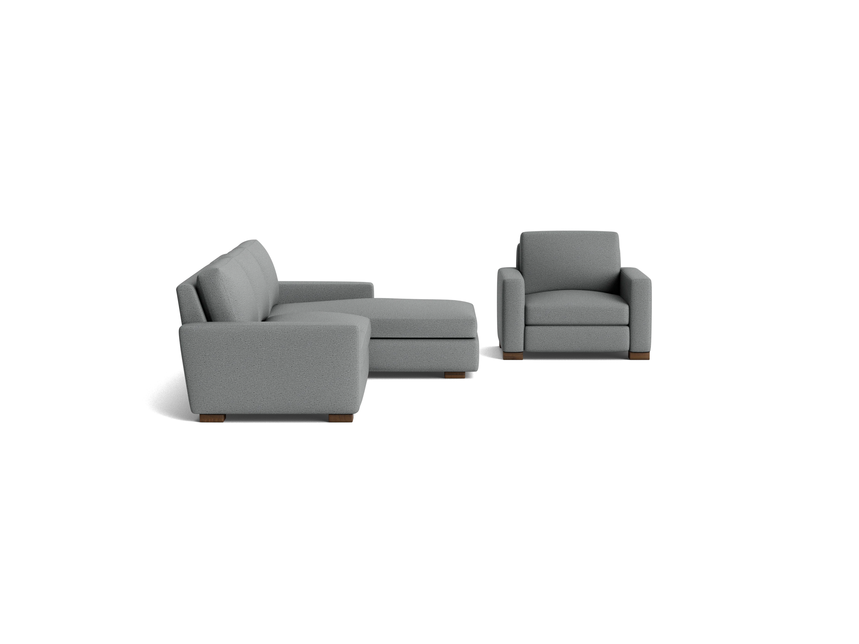 anton sectional chair essence ash