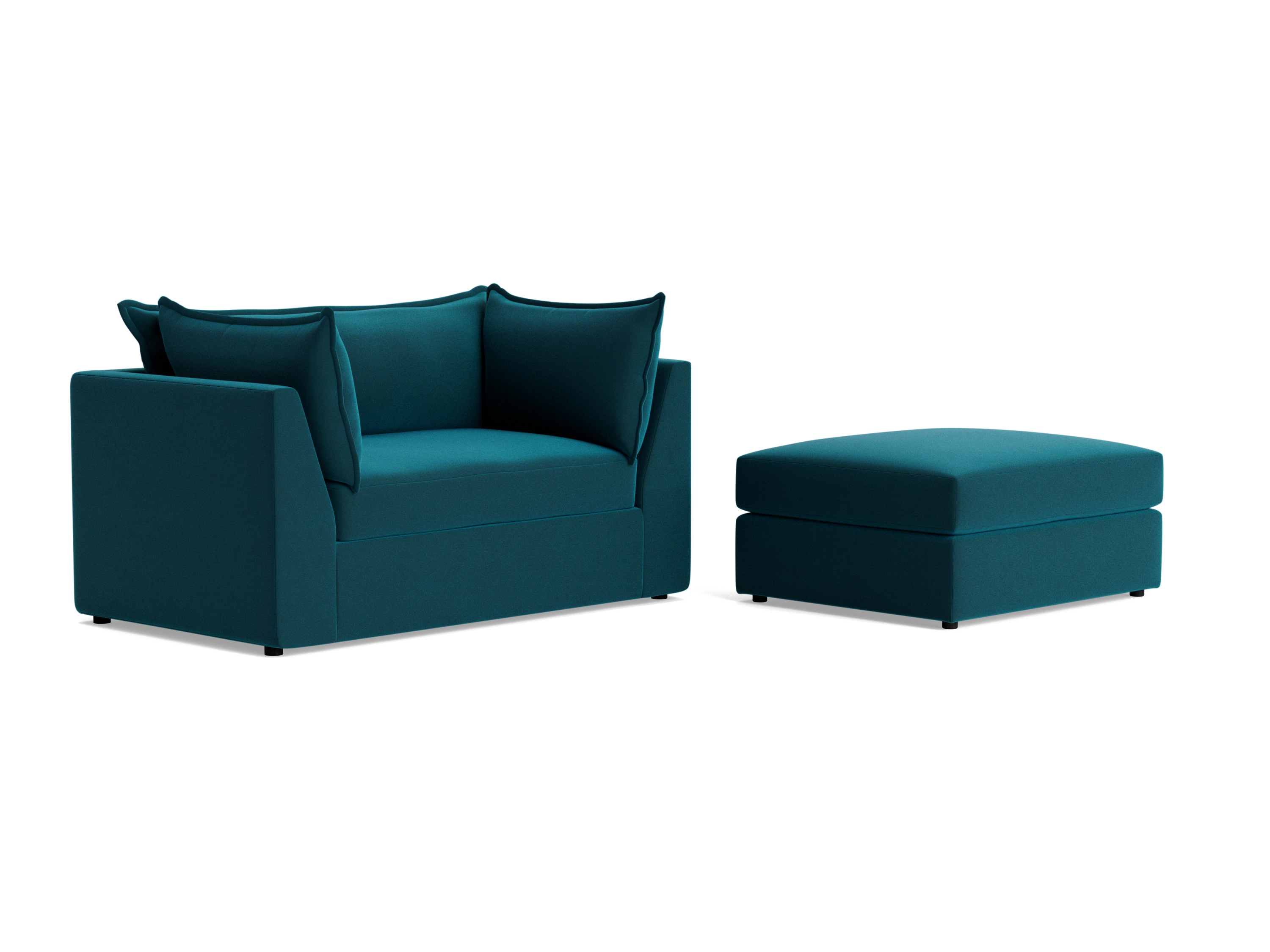 wilder twin sleeper sofa ottoman royale peacock