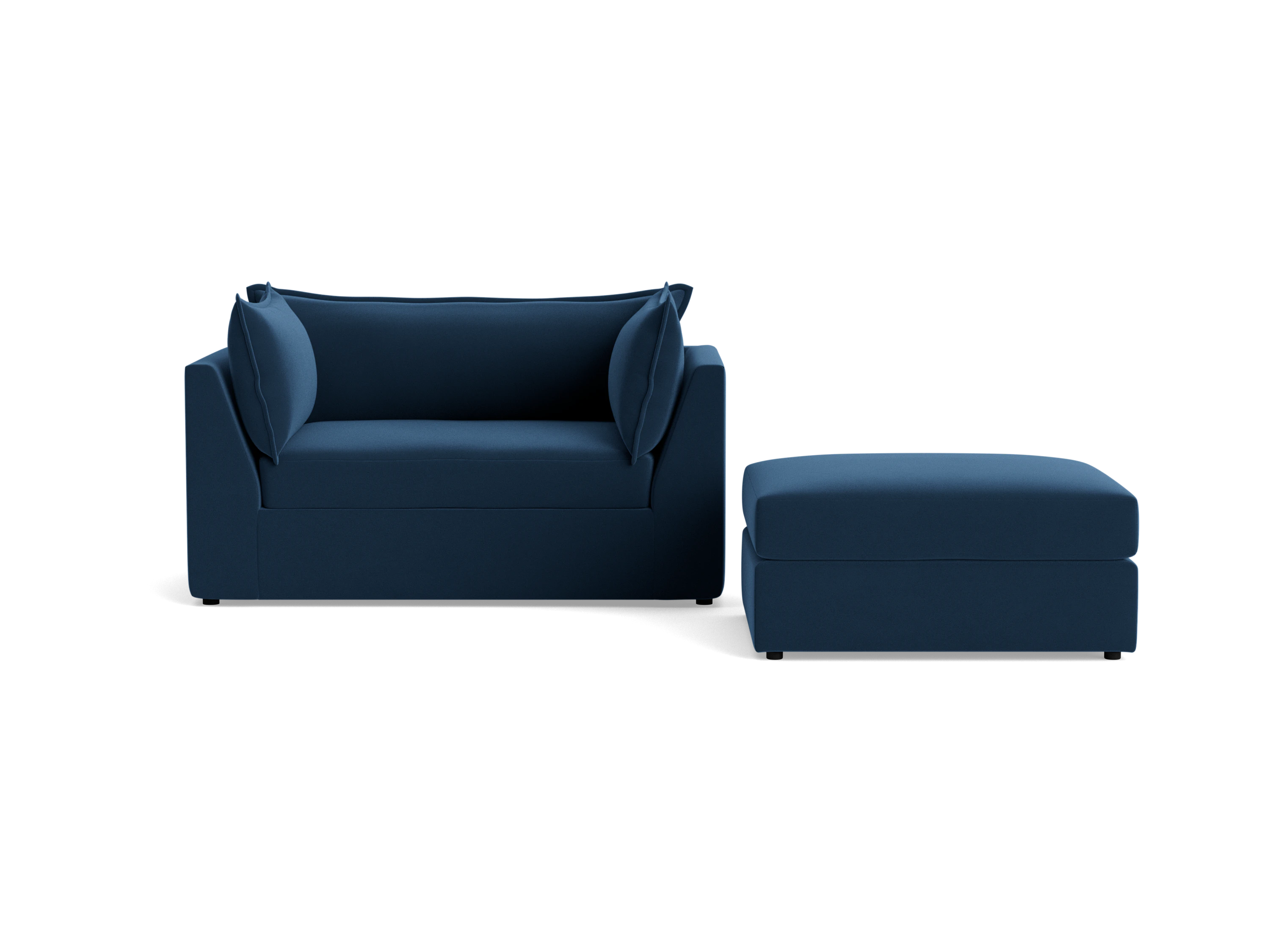wilder twin sleeper sofa ottoman royale cobalt