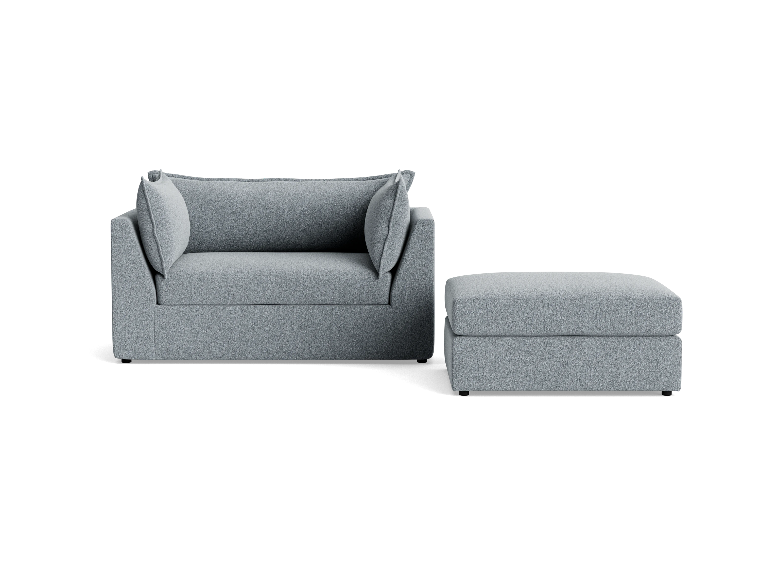 wilder twin sleeper sofa ottoman synergy pewter