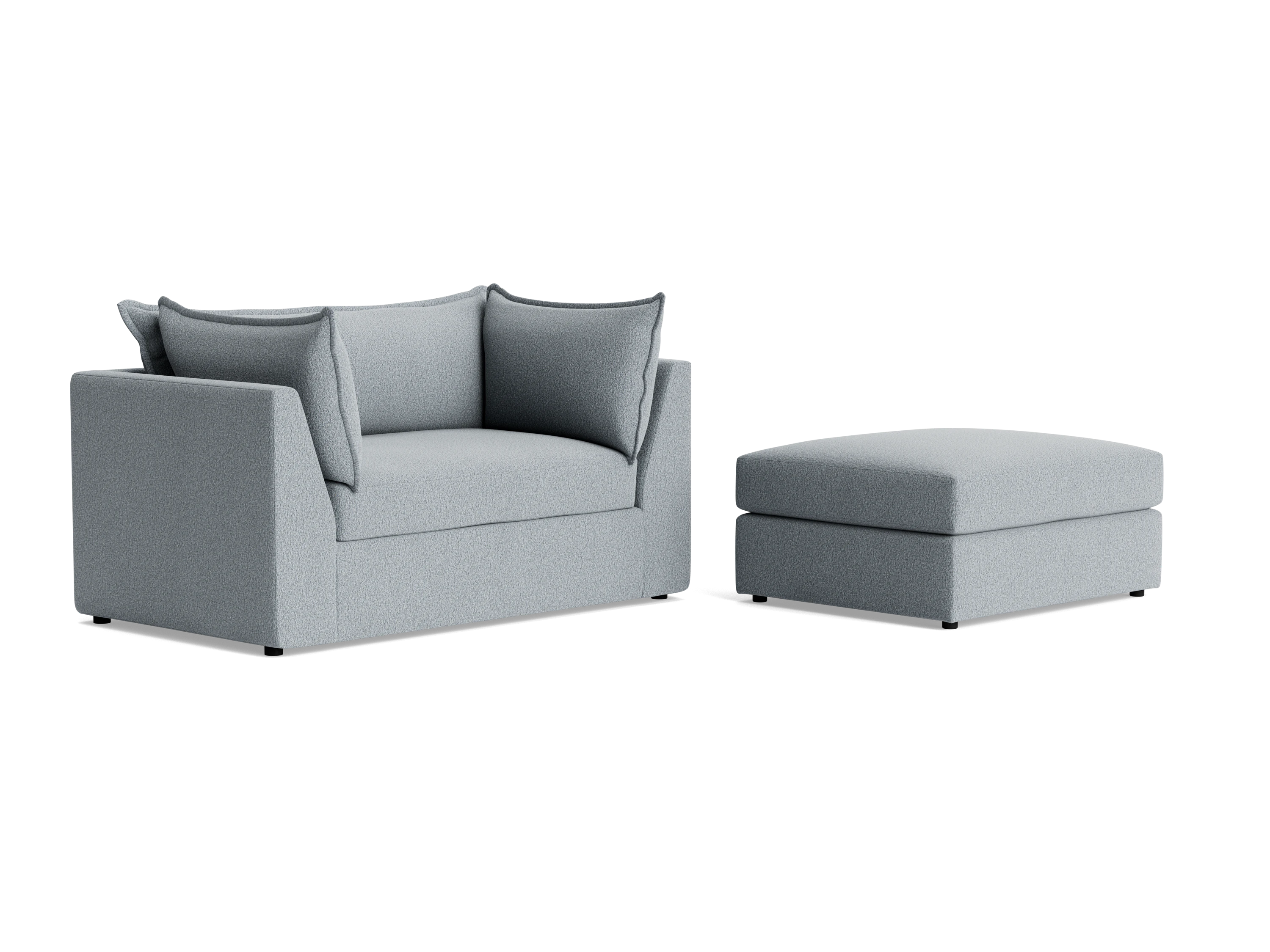 wilder twin sleeper sofa ottoman synergy pewter