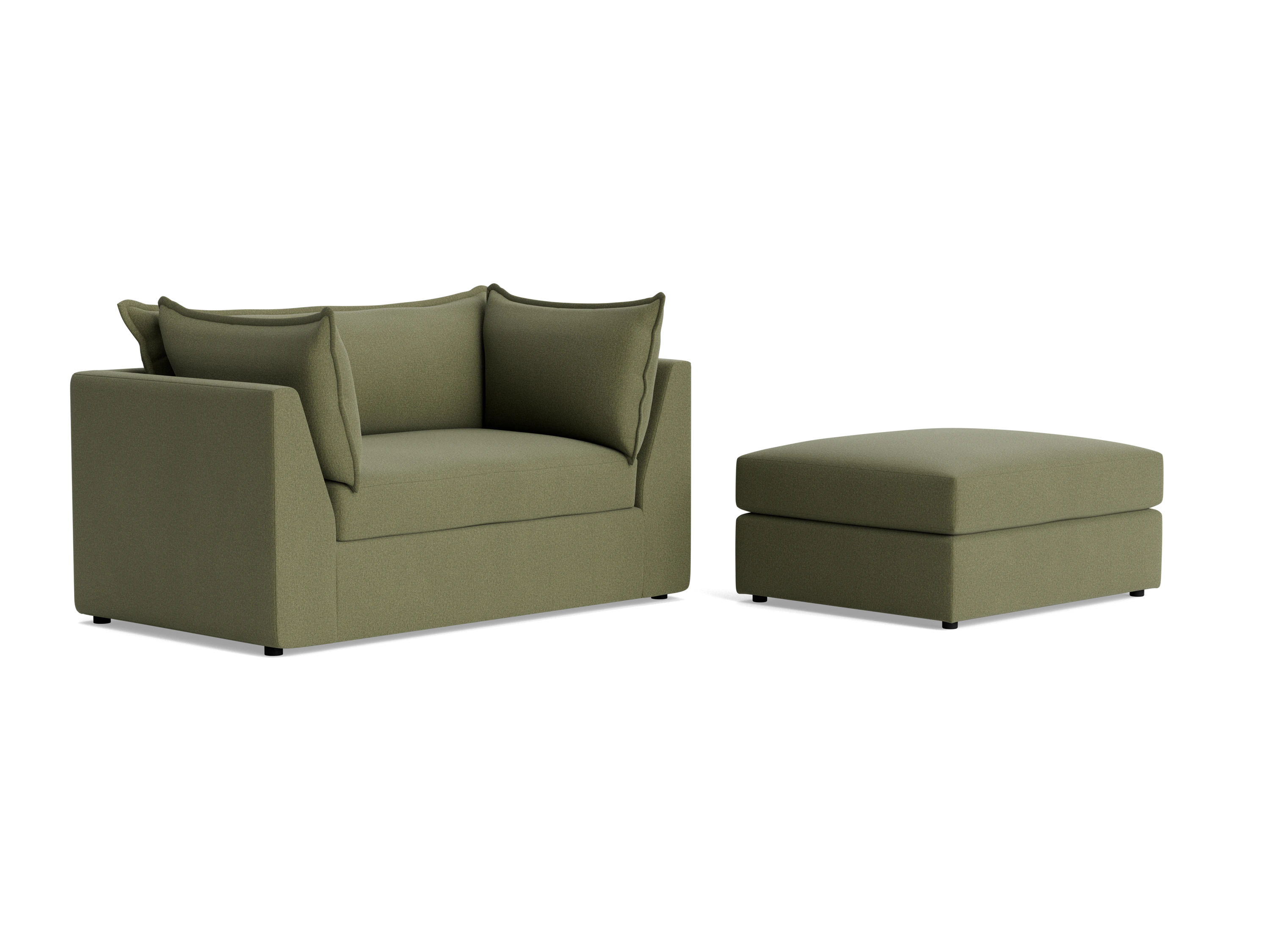 wilder twin sleeper sofa ottoman faithful olive
