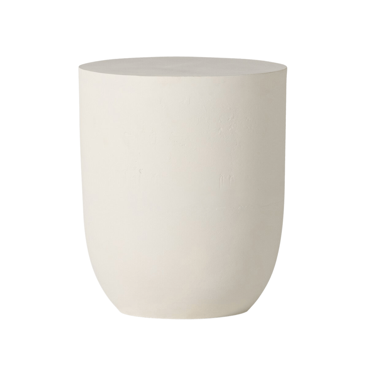 white byron outdoor end table