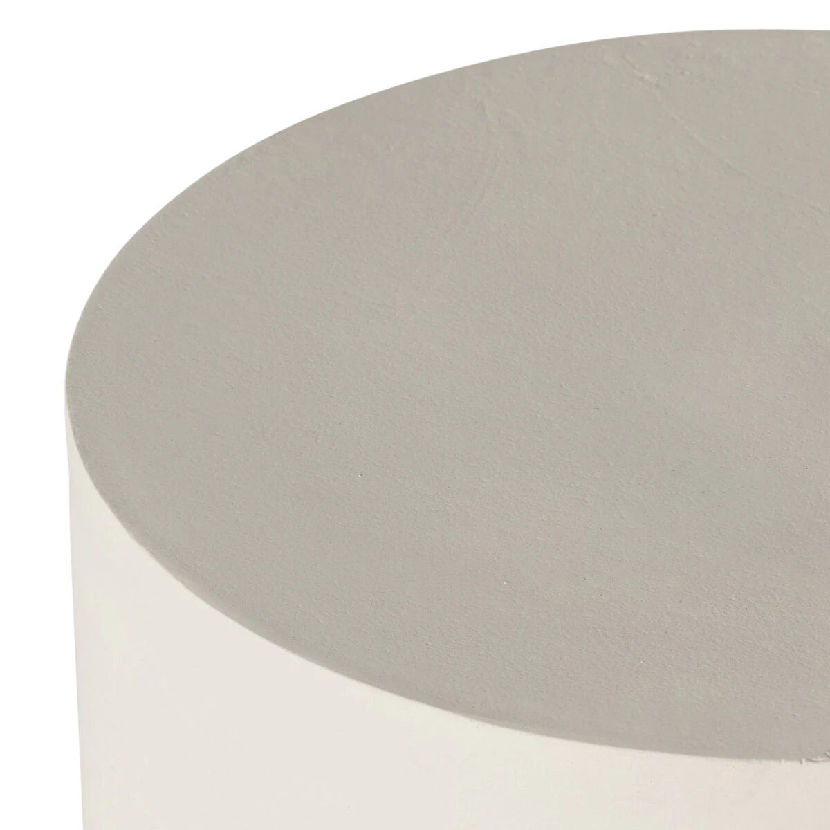 white byron outdoor end table