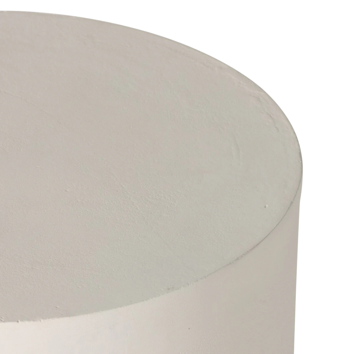 white byron outdoor end table