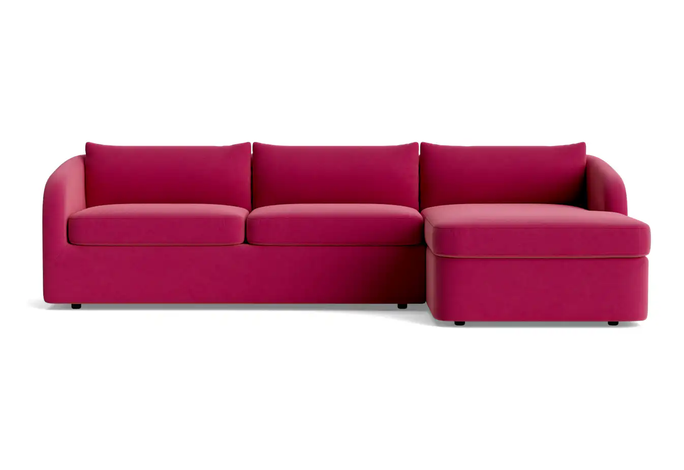 amelia sectional royale berry