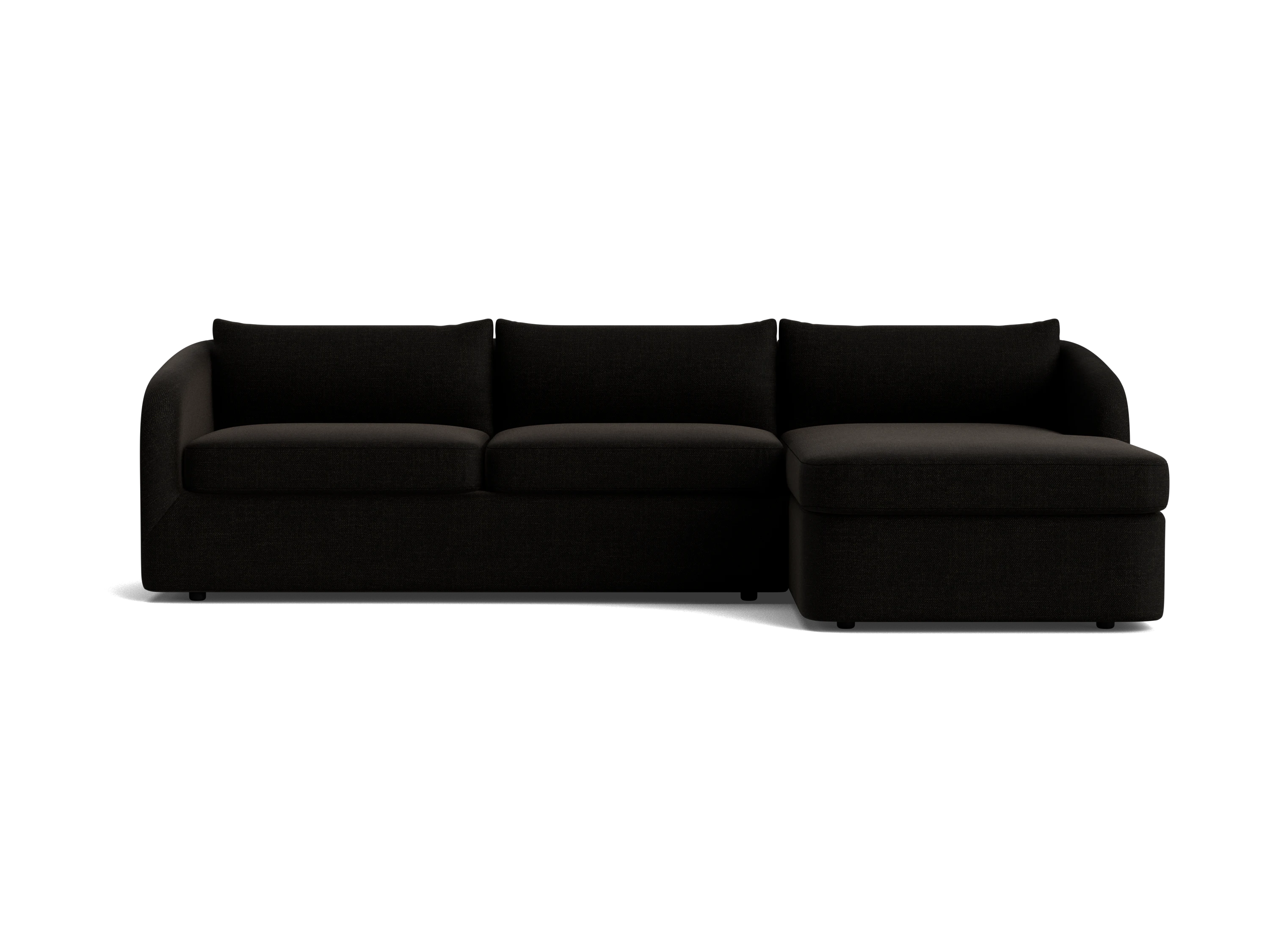amelia sectional milo onyx