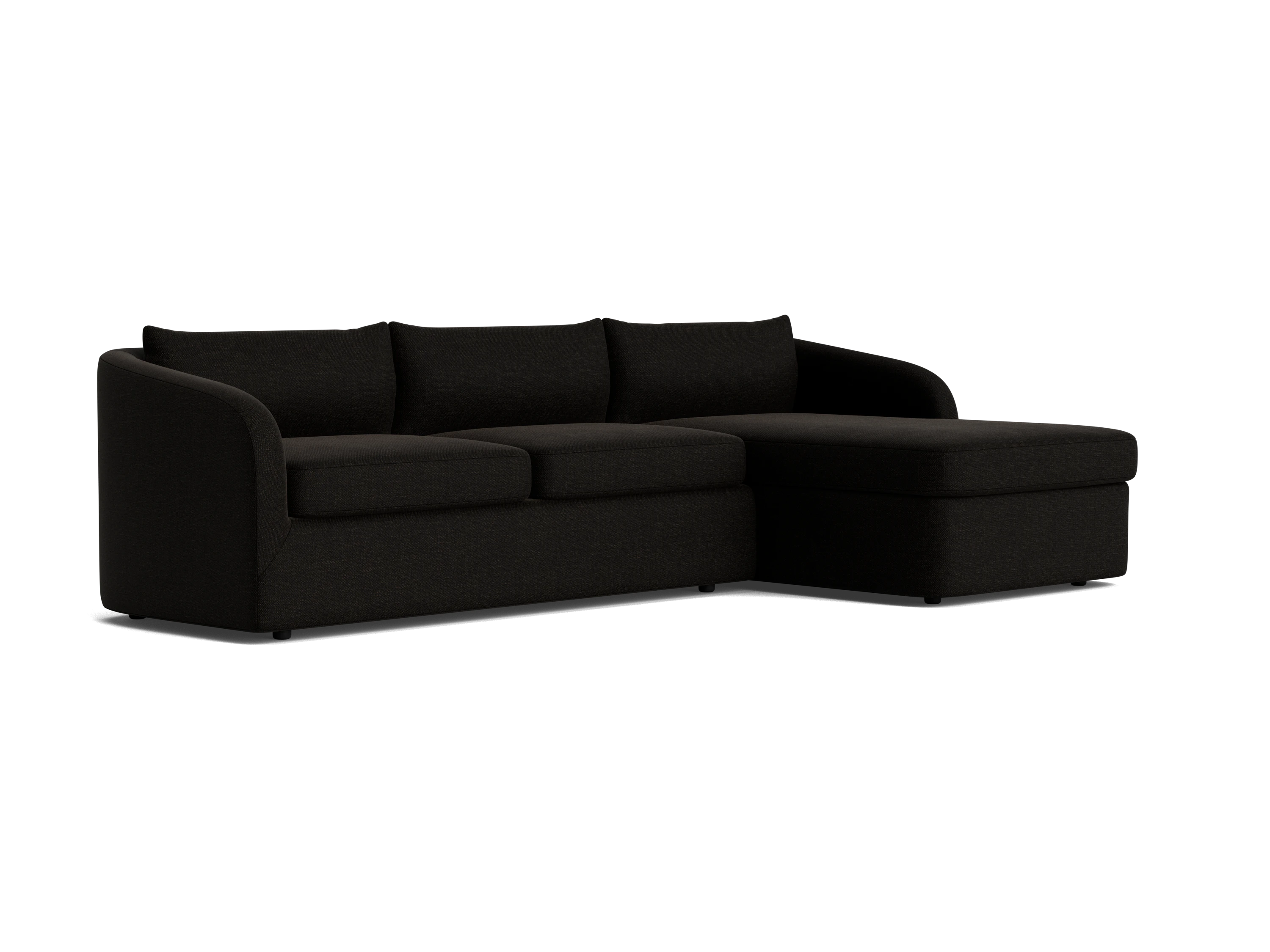 amelia sectional milo onyx