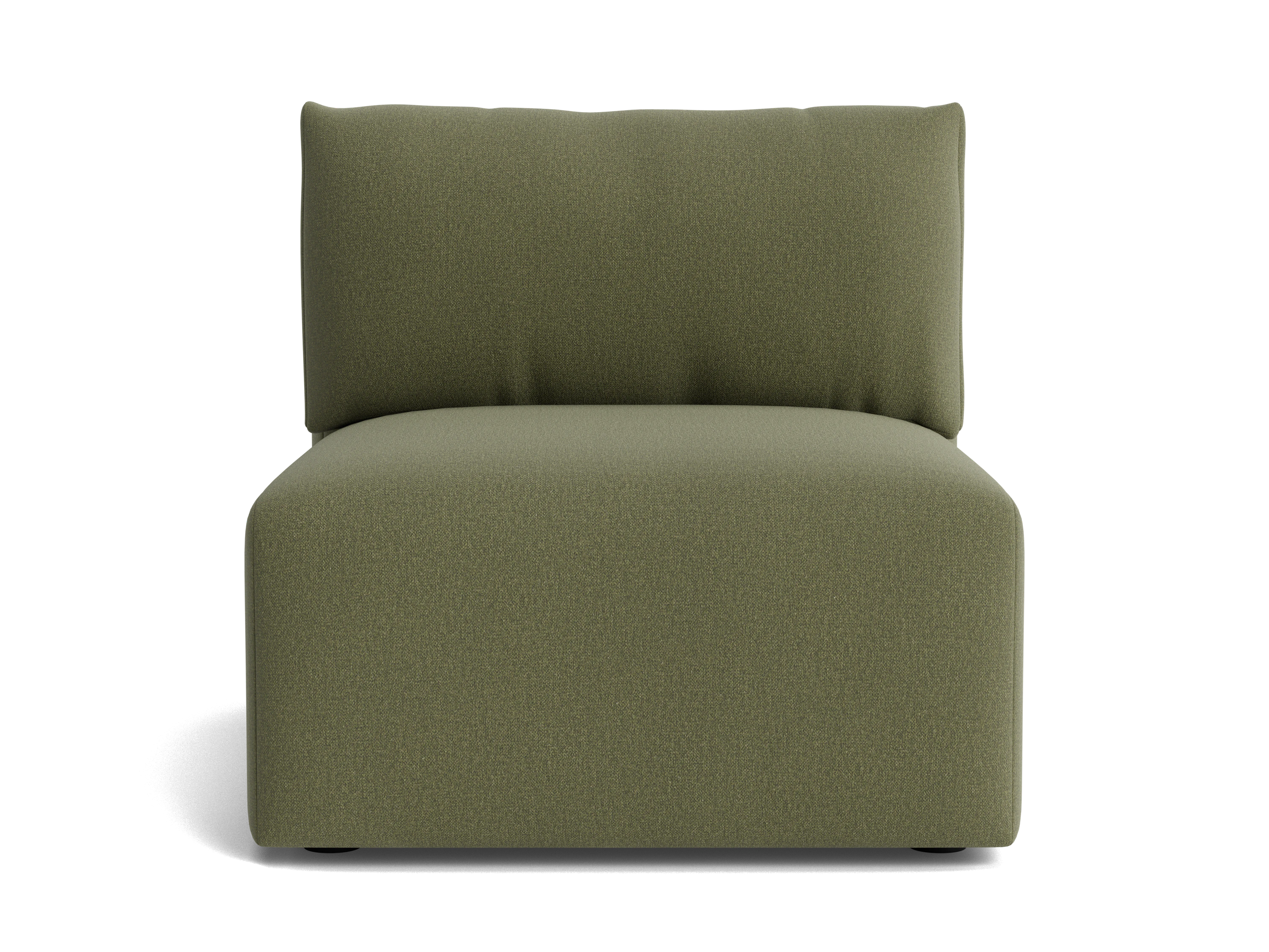 laine armless chair faithful olive