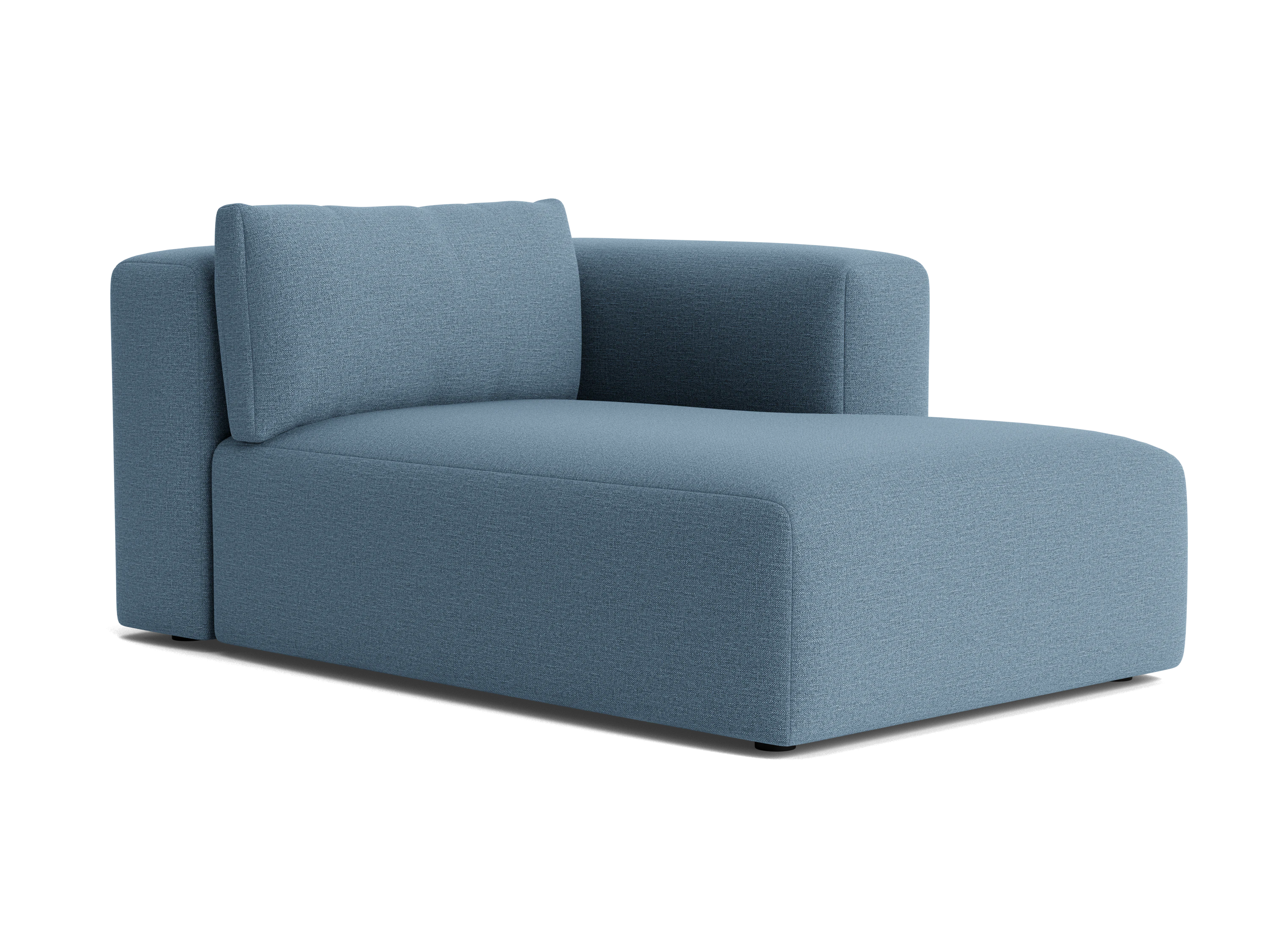 laine single arm chaise milo french blue