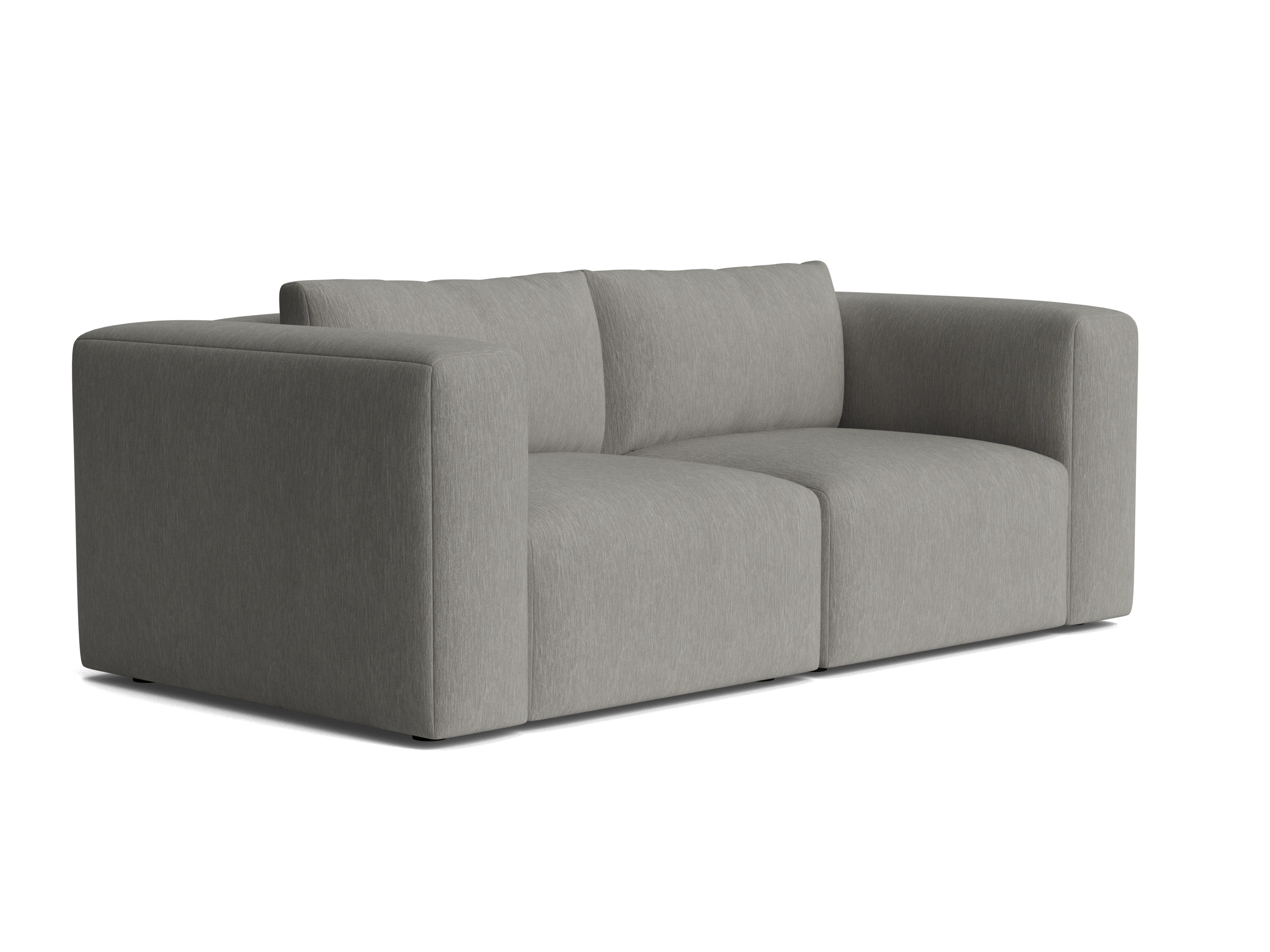 laine modular loveseat bentley pewter