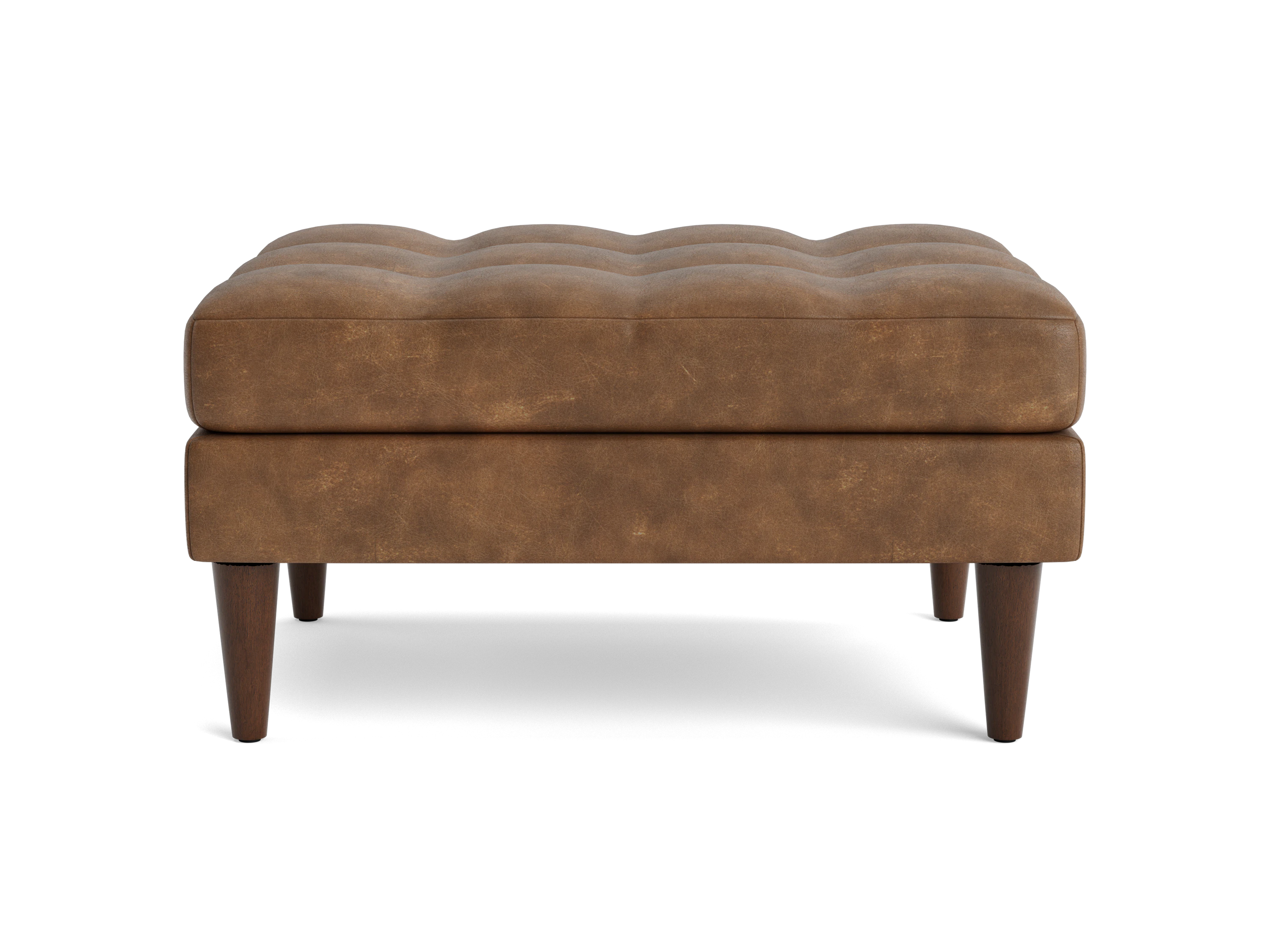 briar leather ottoman santiago ale