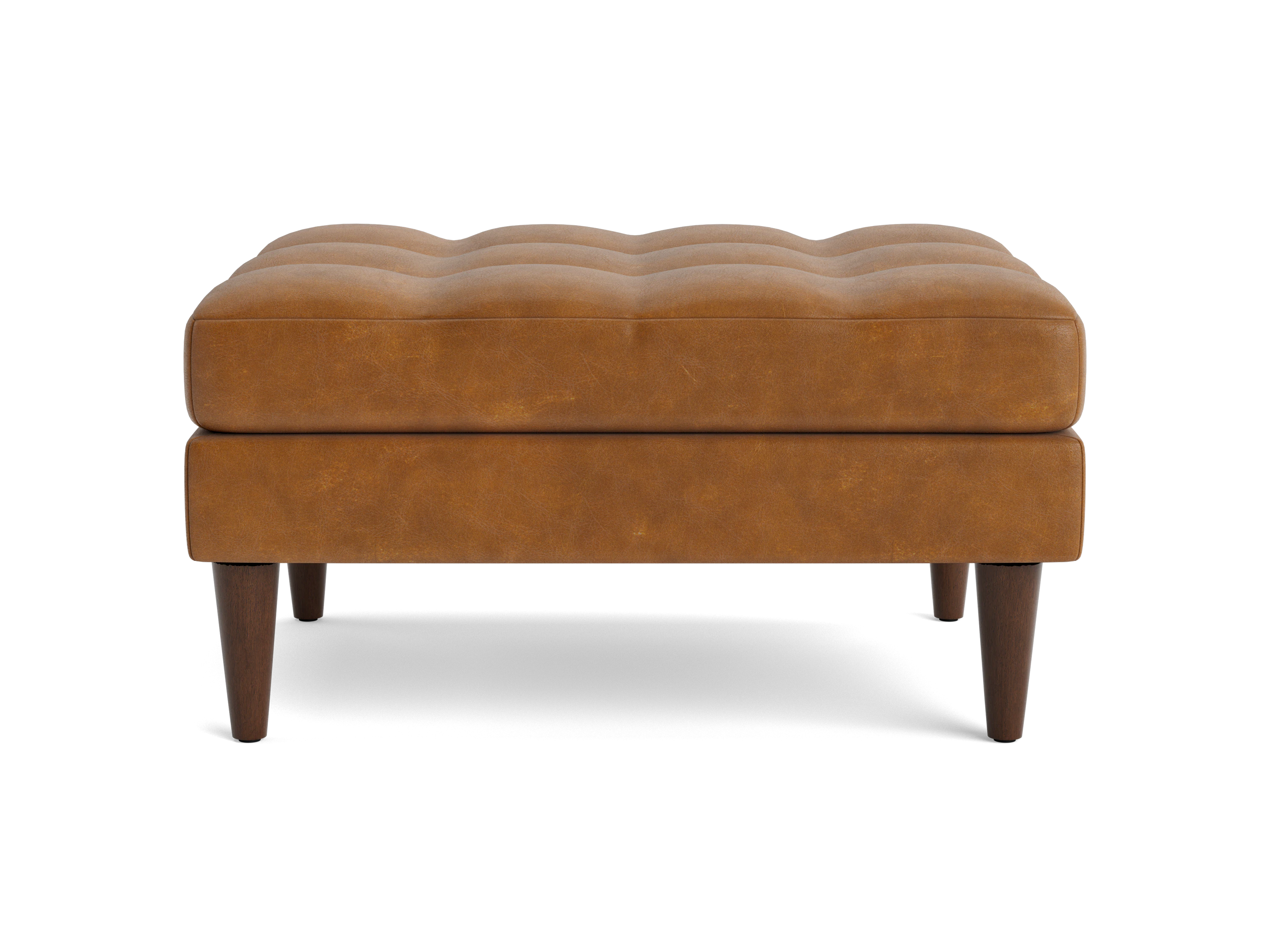 briar leather ottoman santiago cider