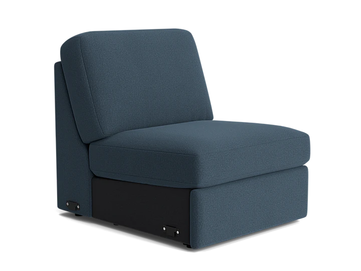 arlo armless chair faithful indigo