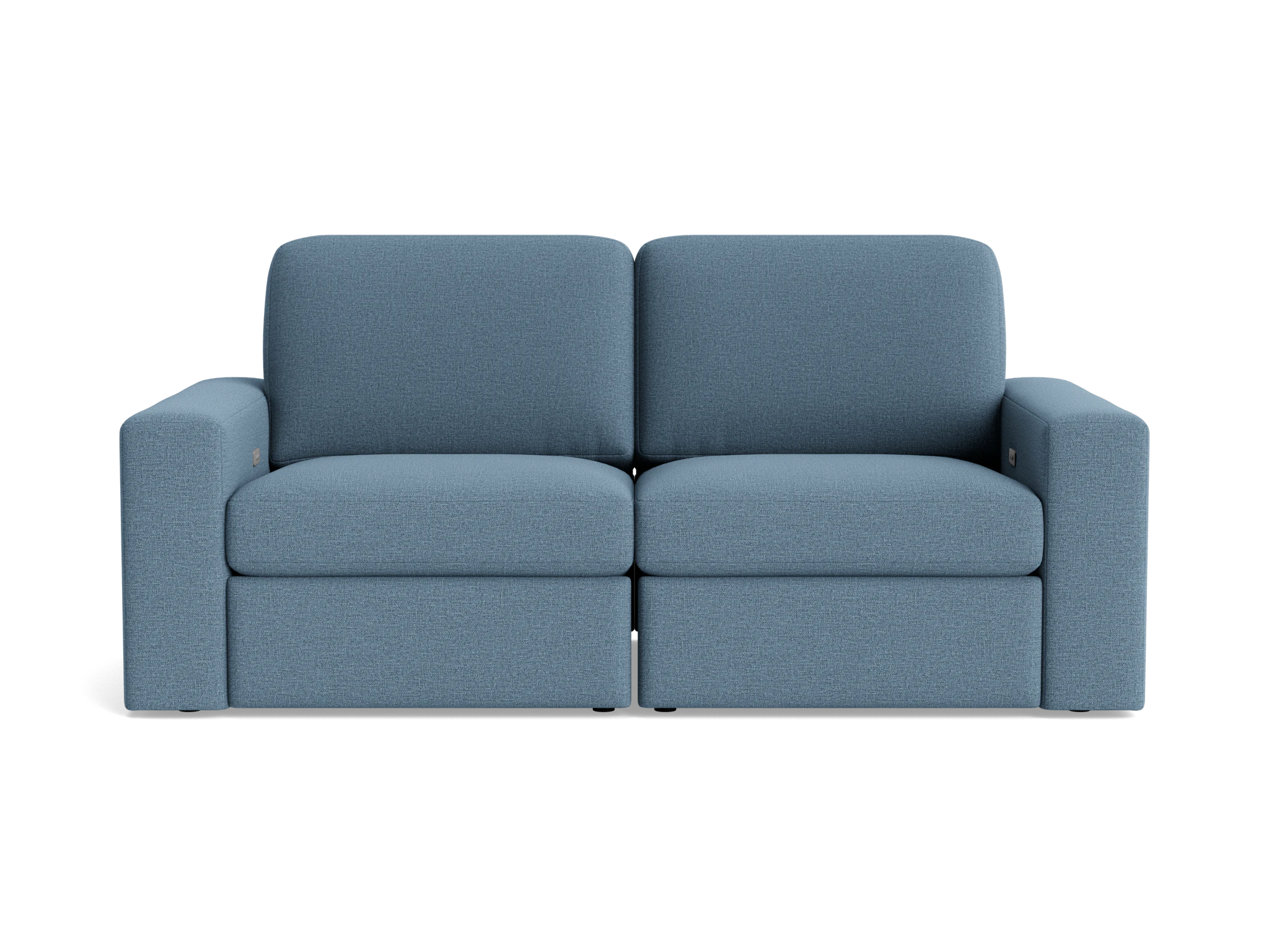 arlo modular reclining piece sofa milo french blue