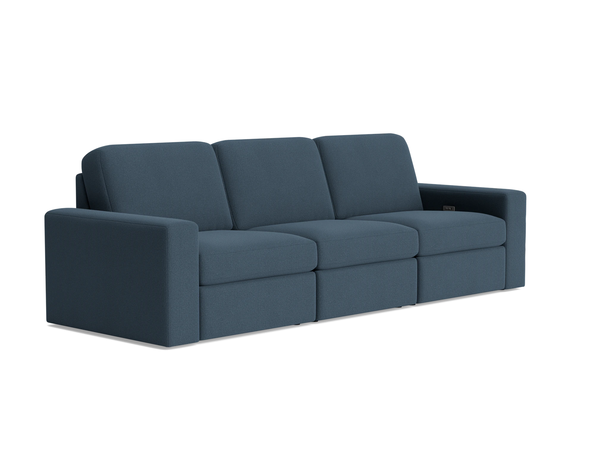 arlo modular reclining piece sofa faithful indigo