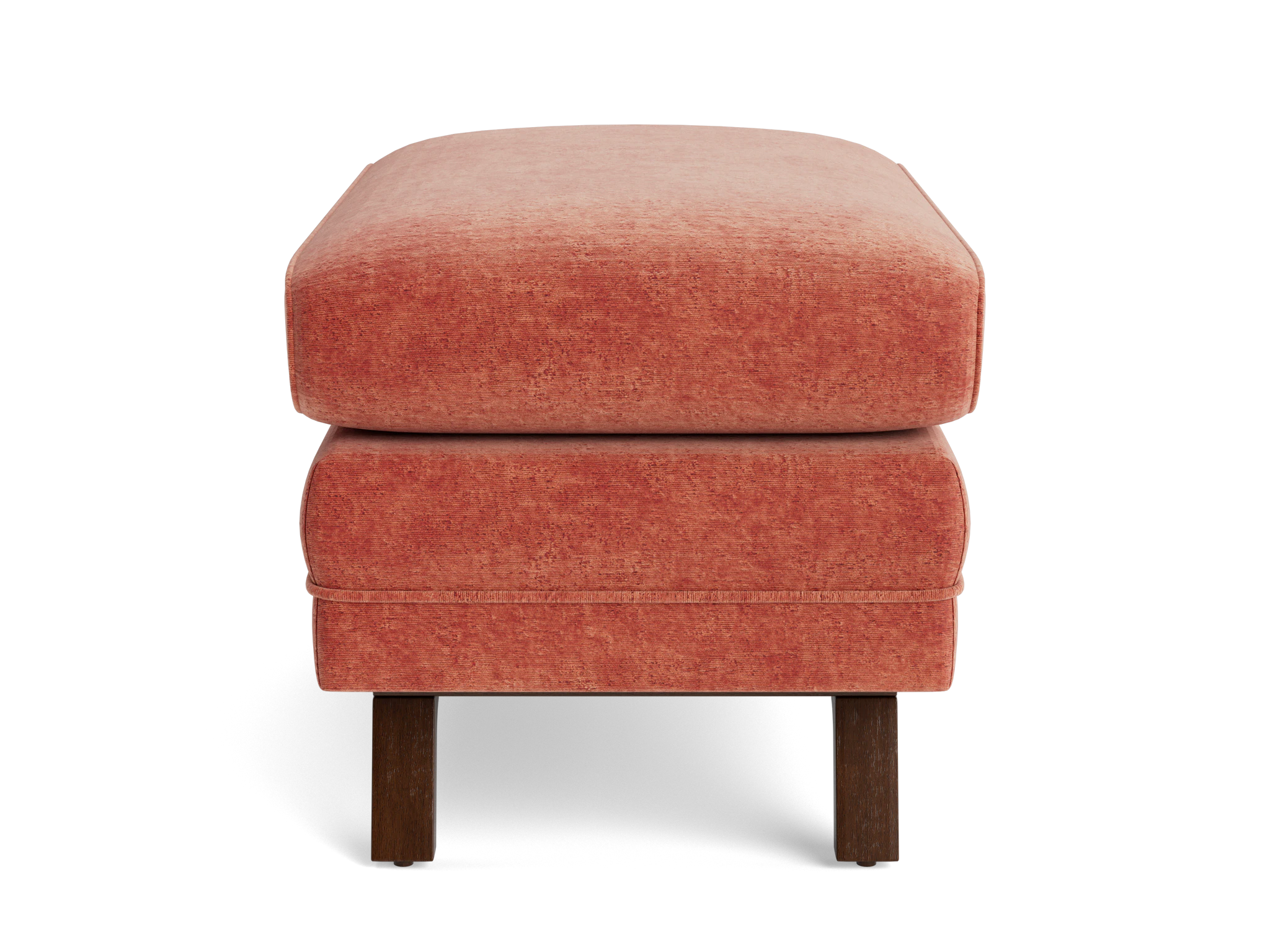 eastwood ottoman plush terra rose