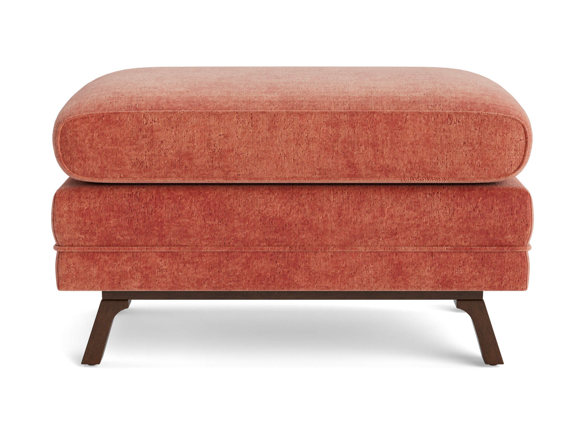 eastwood ottoman plush terra rose