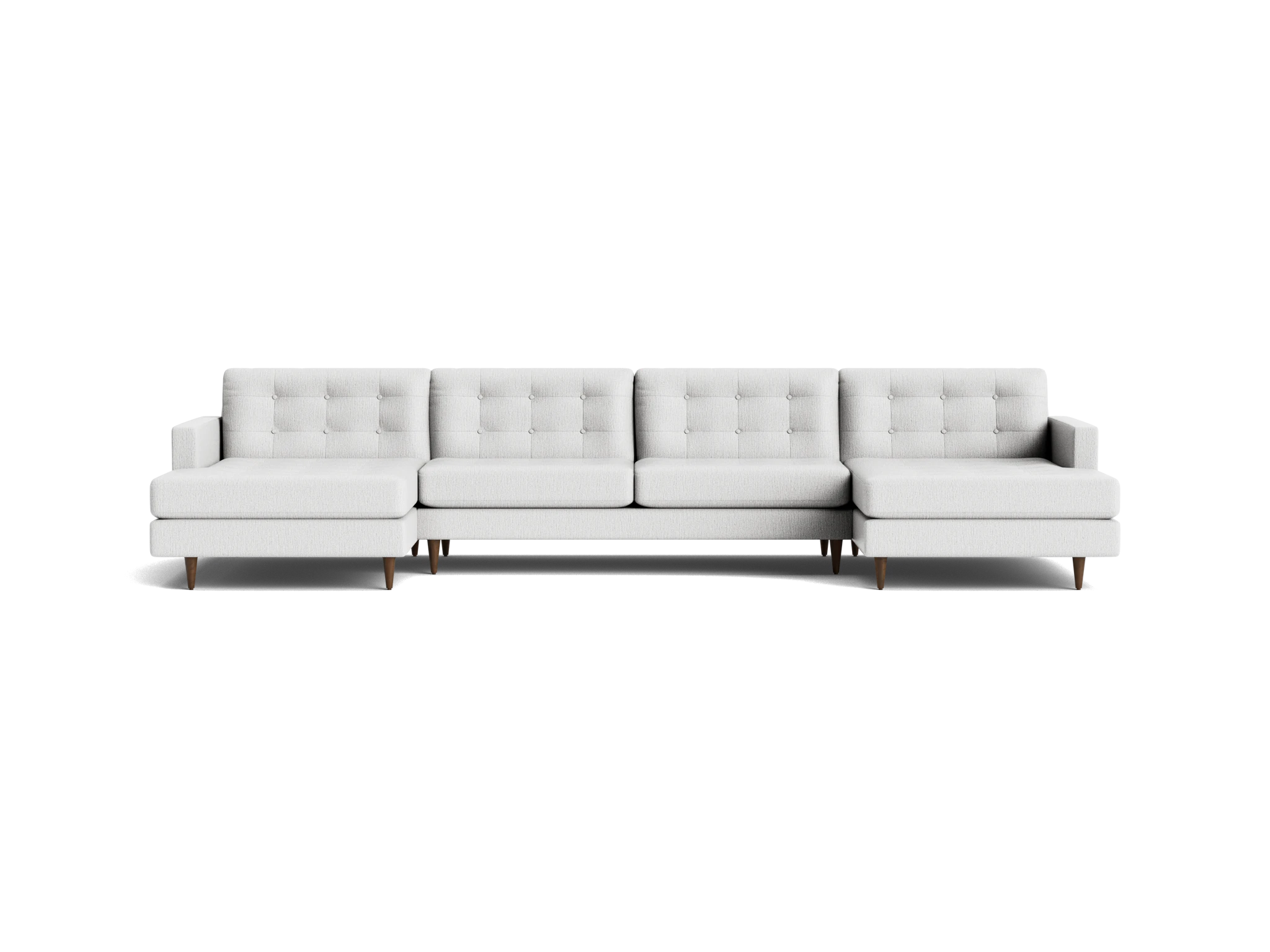 eliot chaise sectional %283 piece%29 sunbrella premier fog