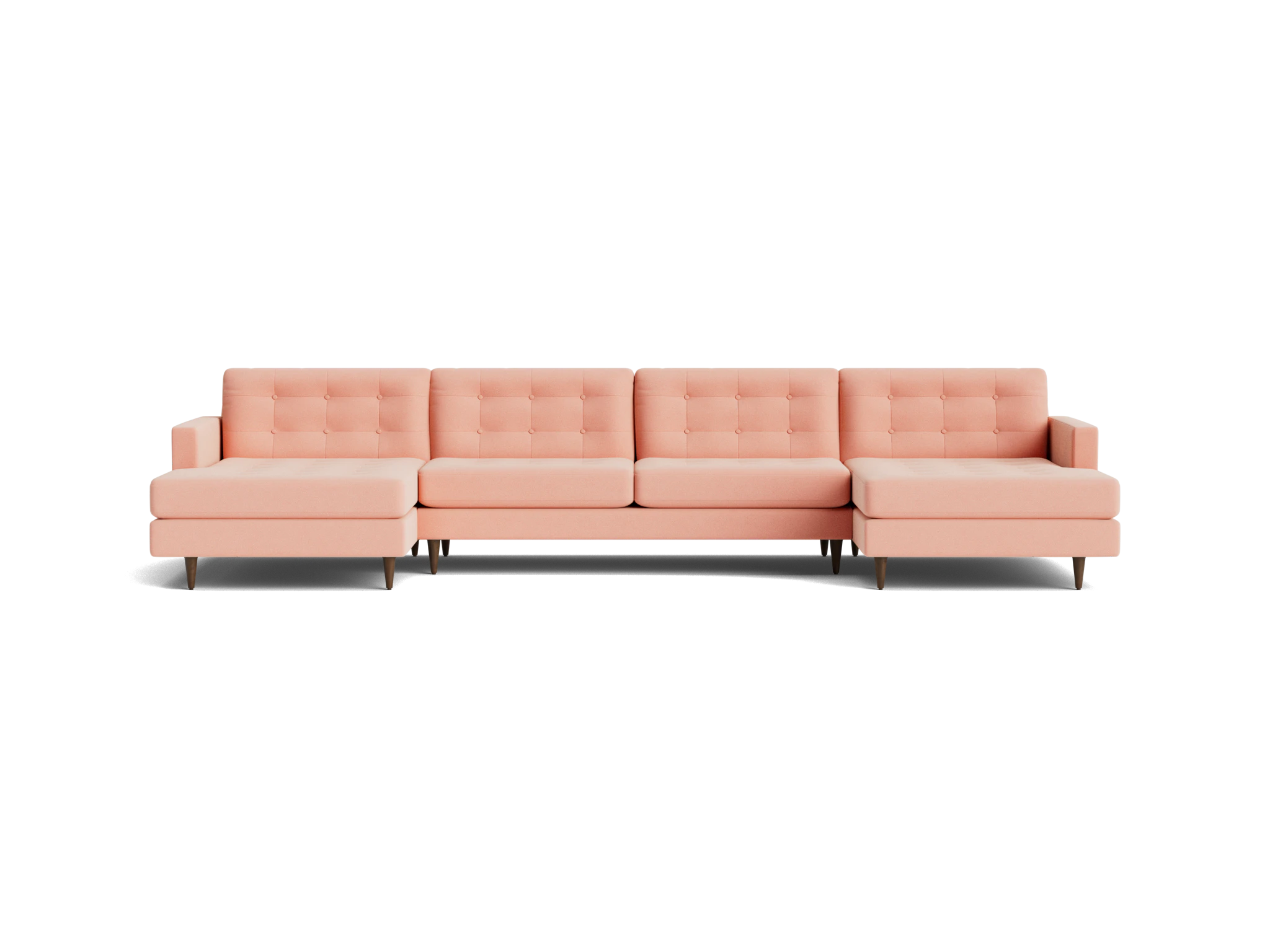 eliot chaise sectional %283 piece%29 royale blush