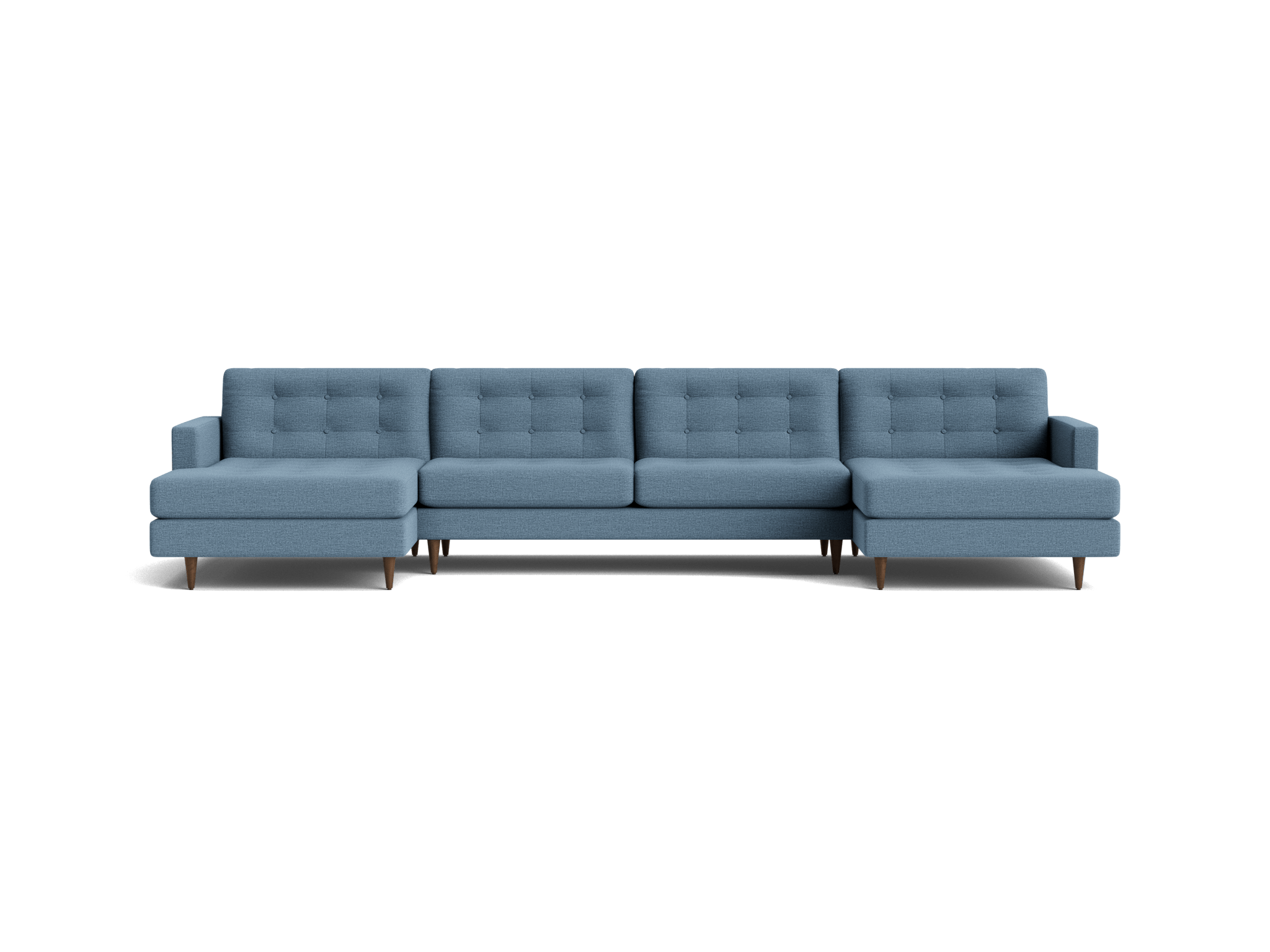 eliot chaise sectional piece) milo french blue