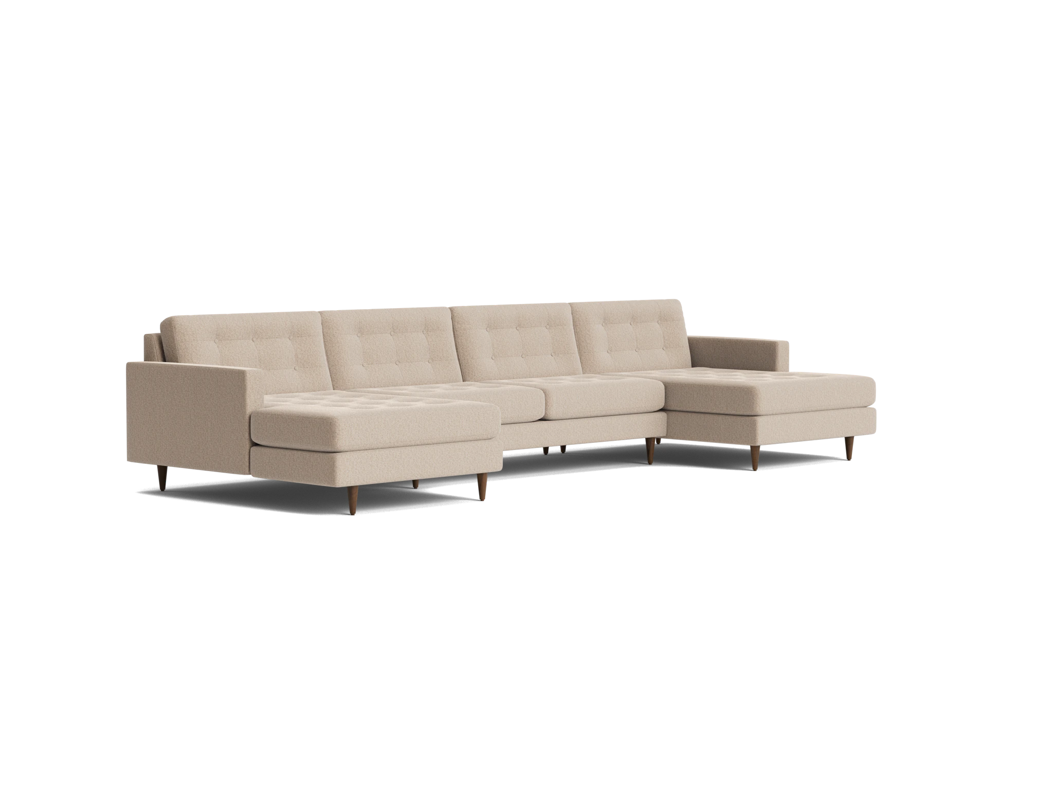 eliot chaise sectional %283 piece%29 villa sand