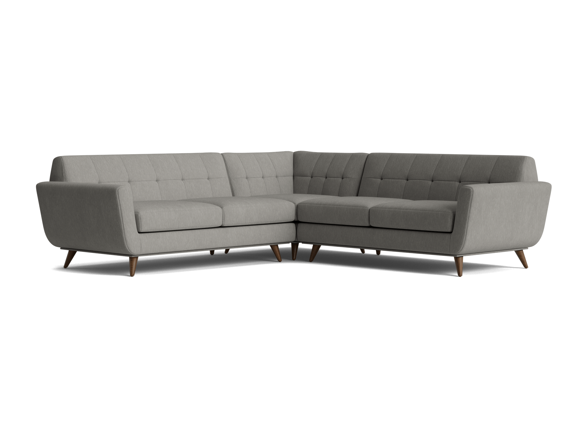 hughes corner sectional %283 piece%29 bentley pewter