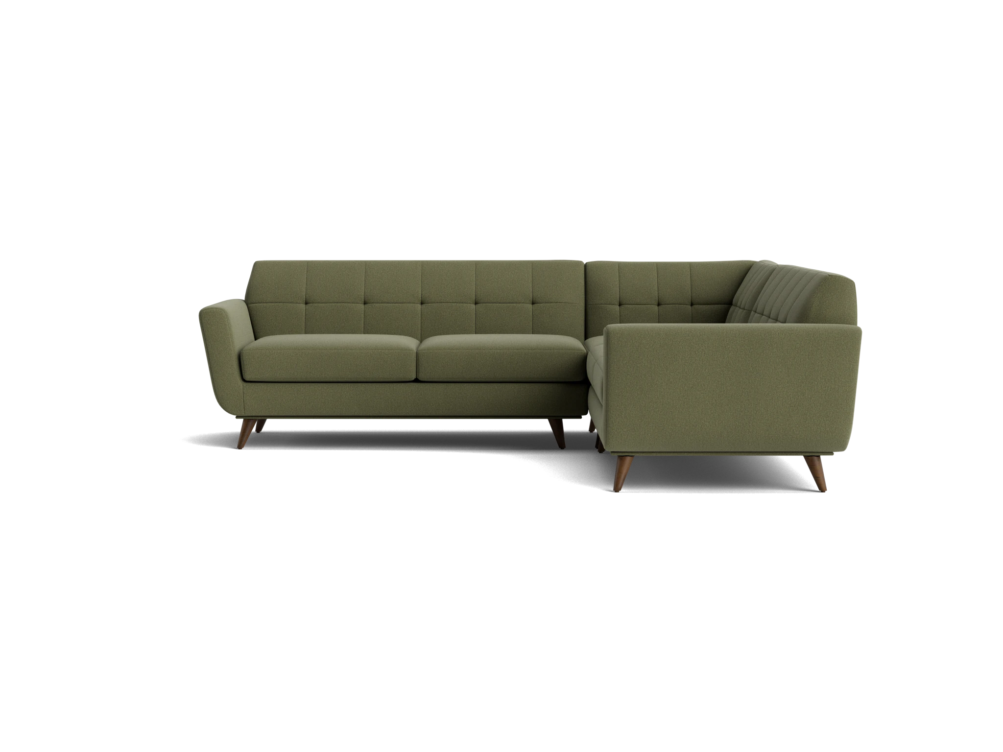 hughes corner sectional %283 piece%29 faithful olive