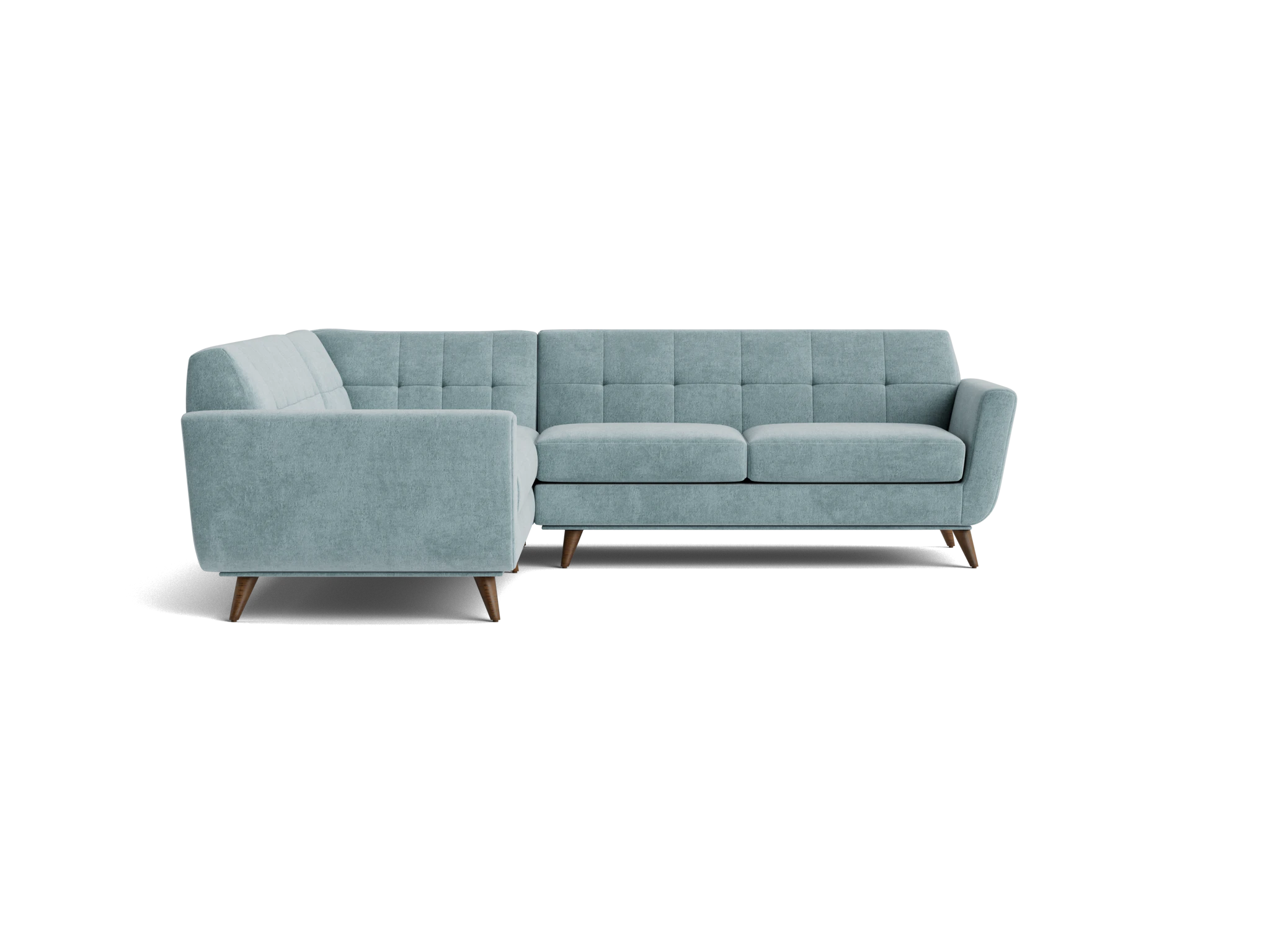 hughes corner sectional %283 piece%29 plush mist