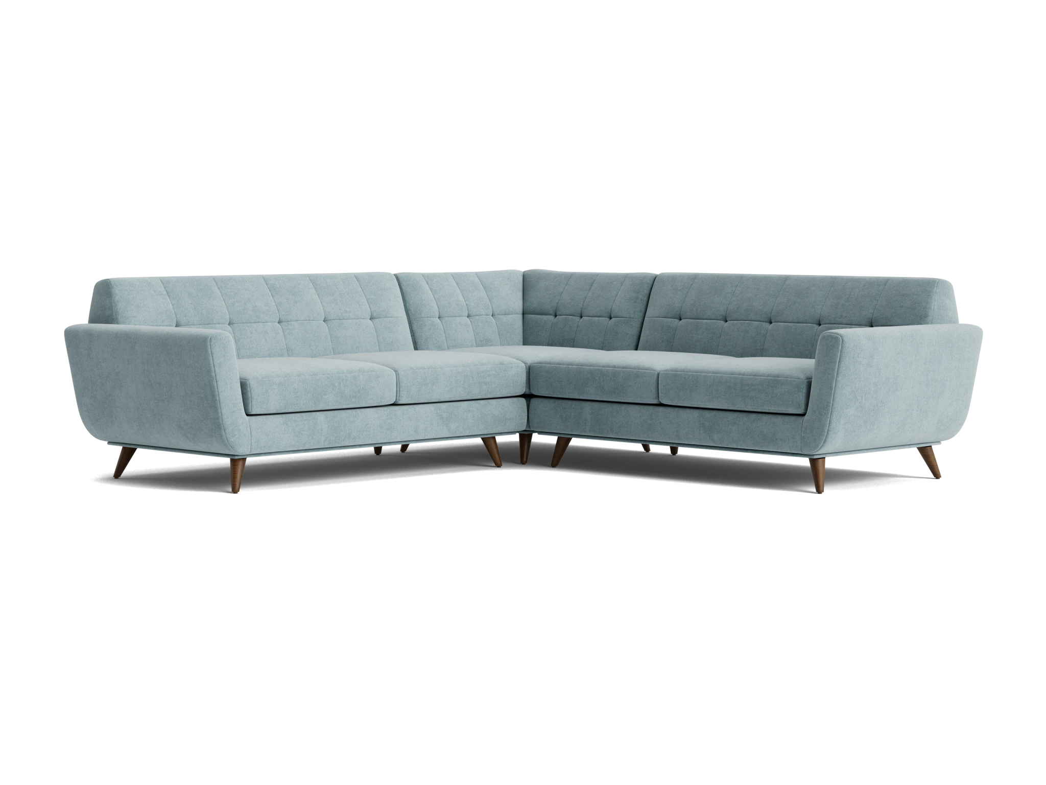 hughes corner sectional %283 piece%29 plush mist