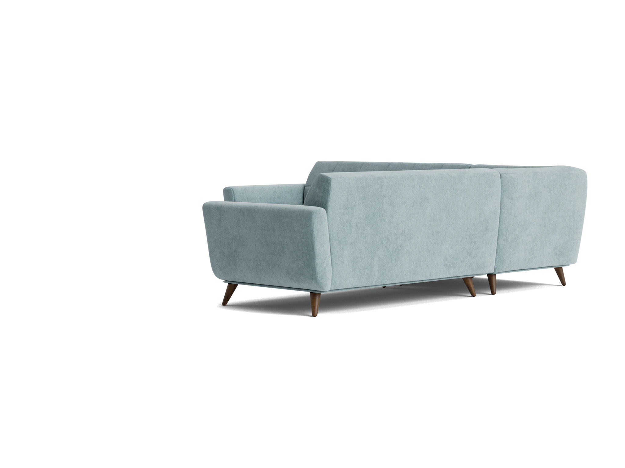 hughes corner sectional %283 piece%29 plush mist