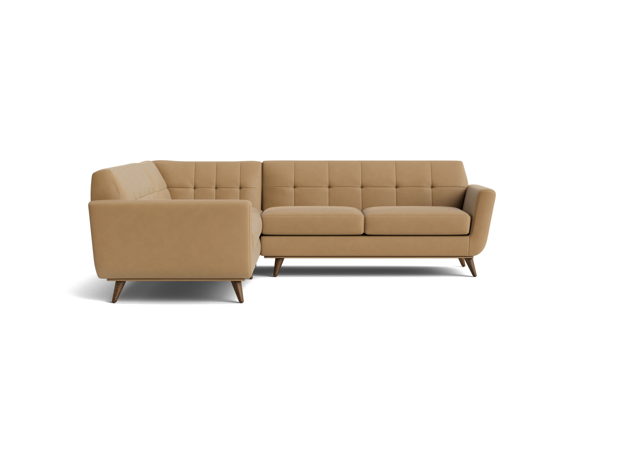 hughes corner sectional %283 piece%29 washed california biscuit