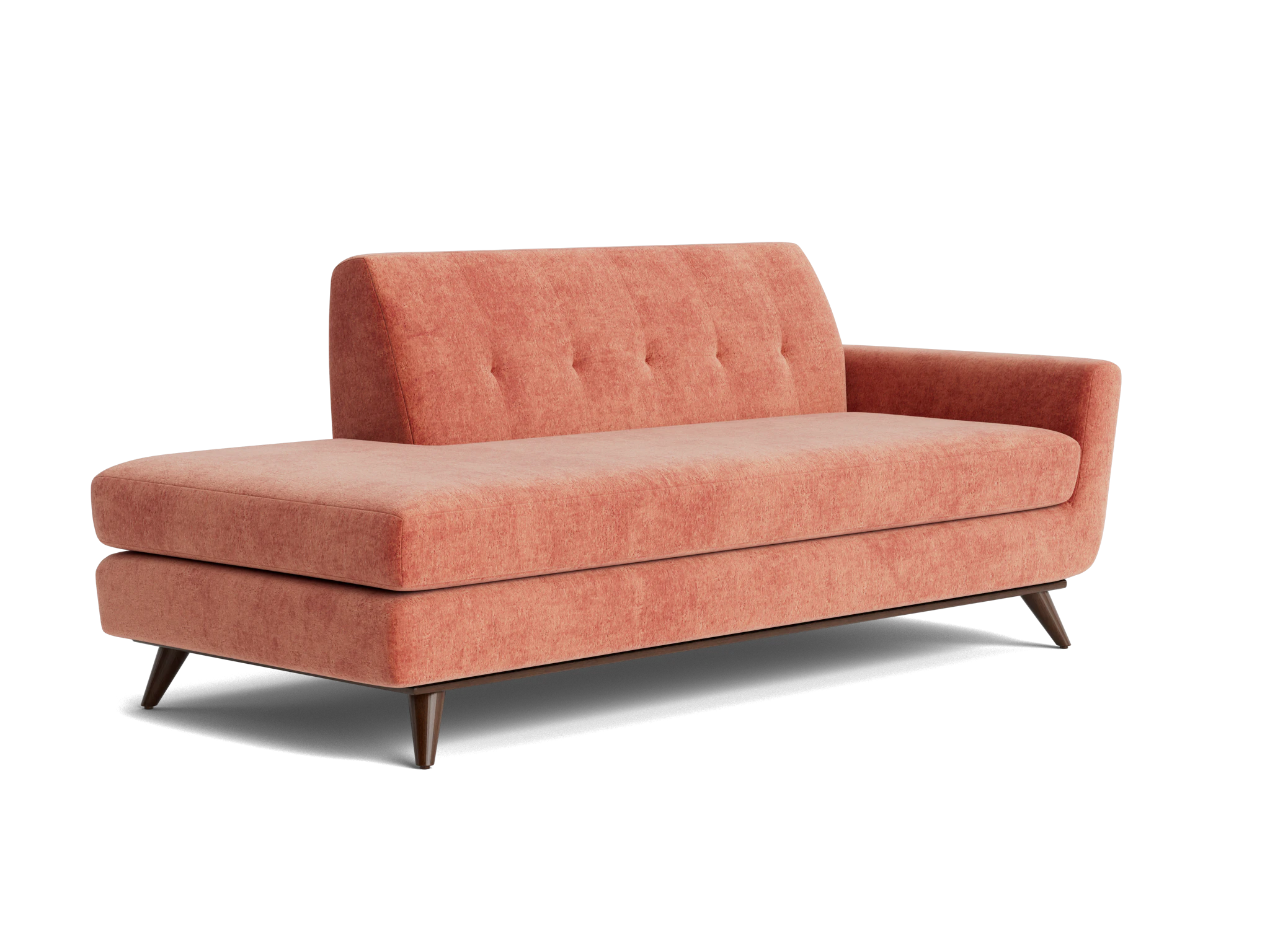 hughes chaise plush terra rose