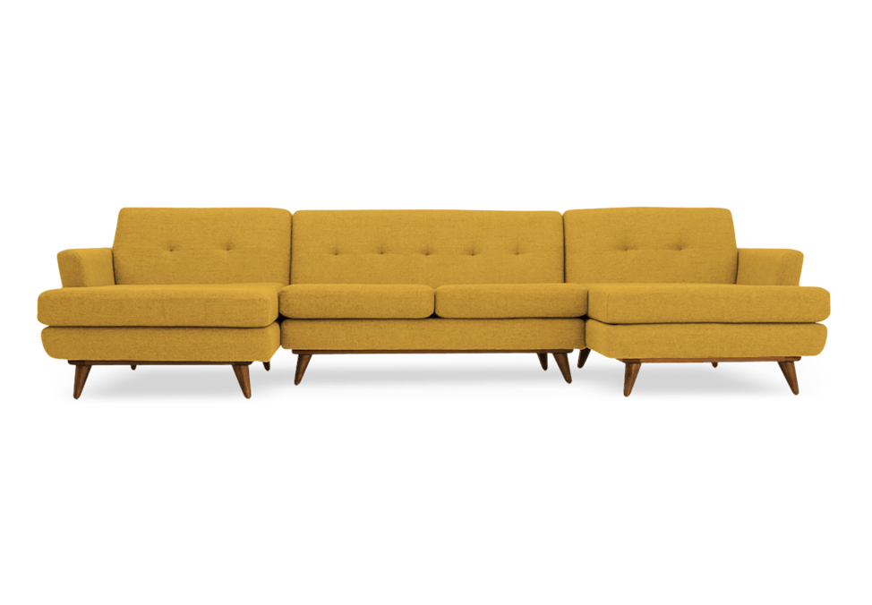 hughes chaise sectional %283 piece%29 bentley daisey