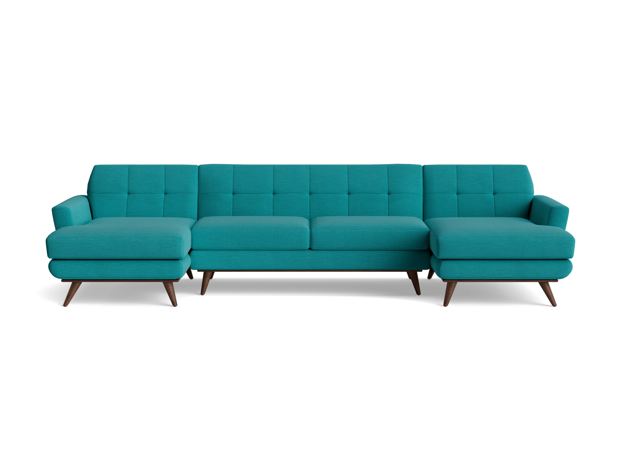 hughes chaise sectional %283 piece%29 lucky turquoise