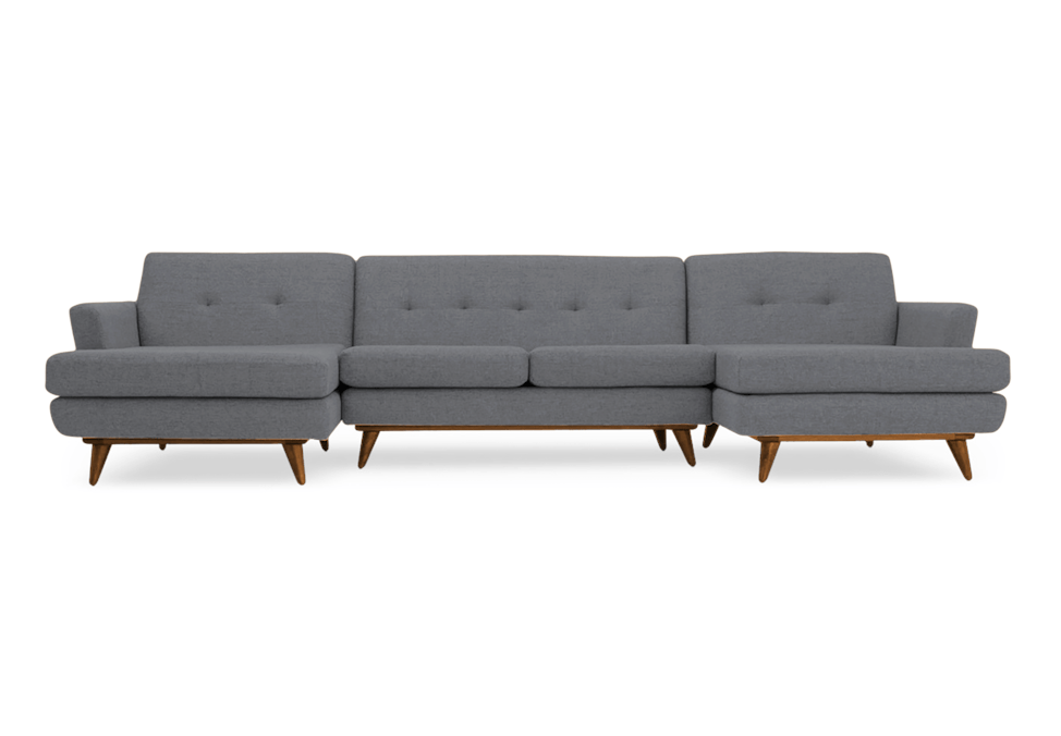 hughes chaise sectional %283 piece%29 essence ash