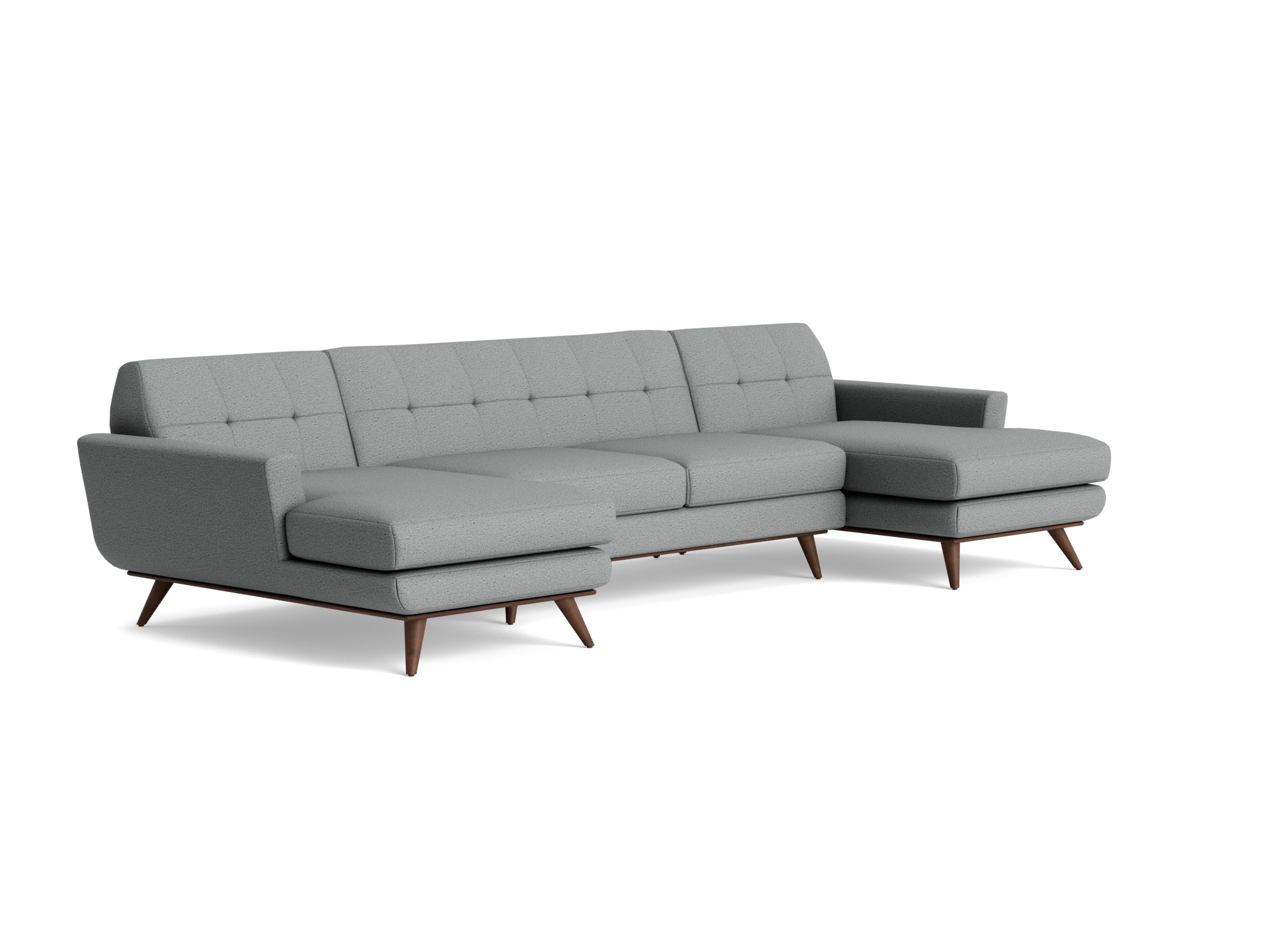 hughes chaise sectional %283 piece%29 essence ash