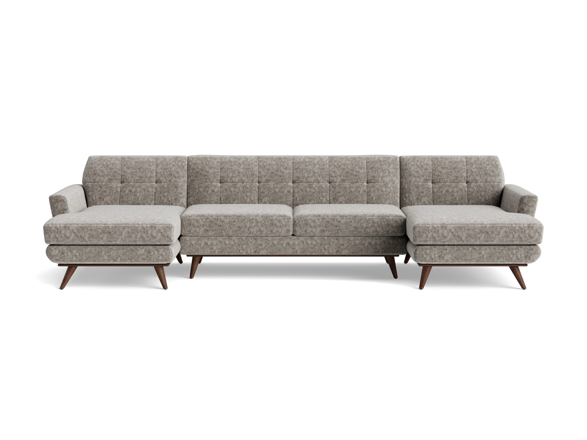 hughes chaise sectional %283 piece%29 prime stone