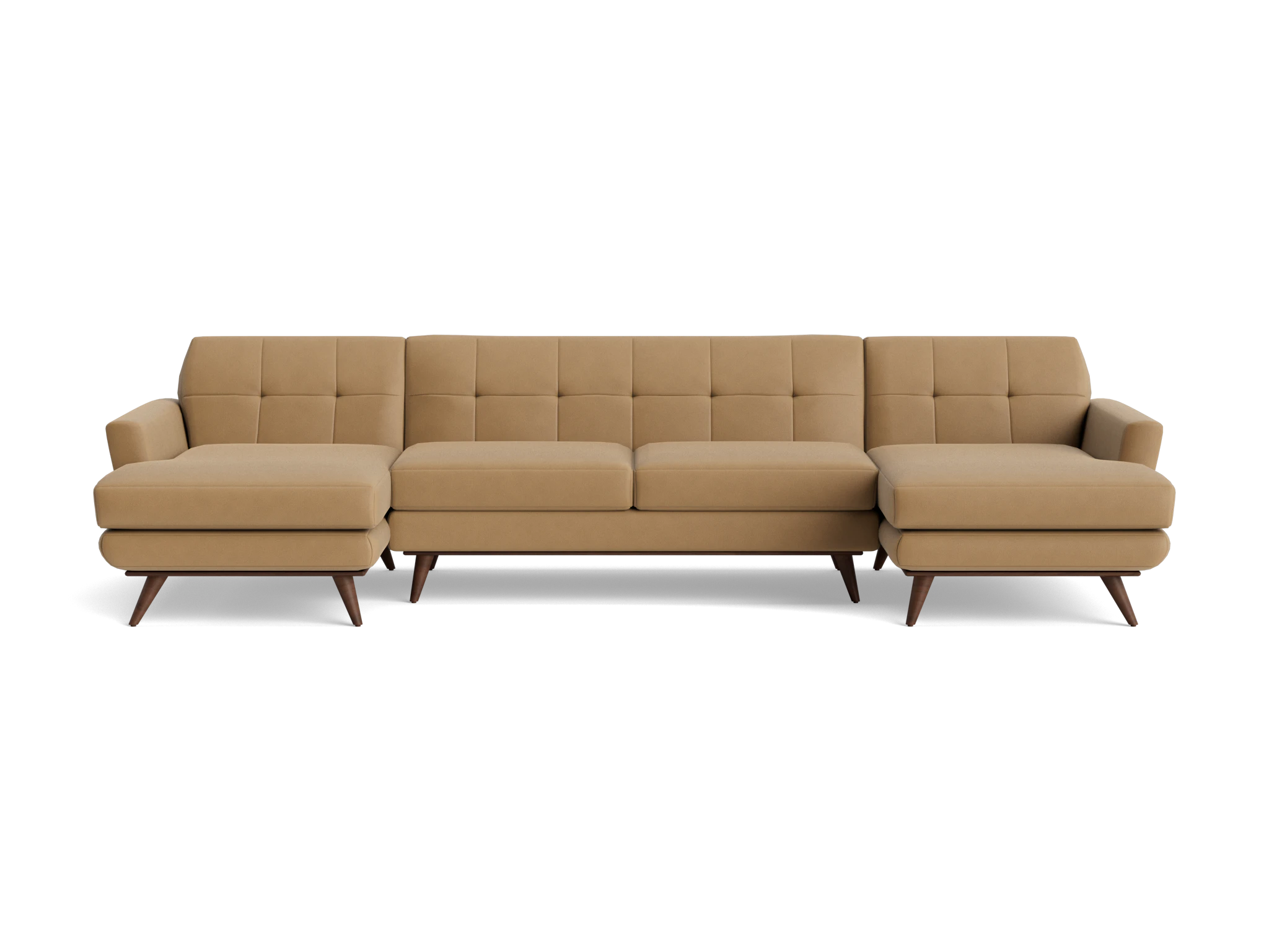 hughes chaise sectional %283 piece%29 washed california biscuit