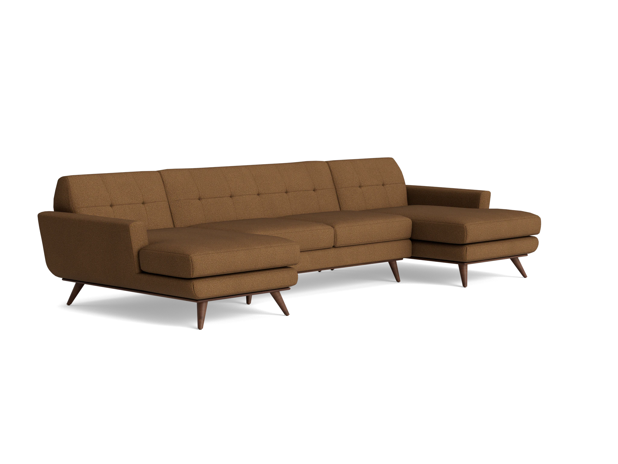 hughes chaise sectional %283 piece%29 faithful mocha