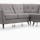 hughes sofa sectional %285 piece%29 taylor felt grey