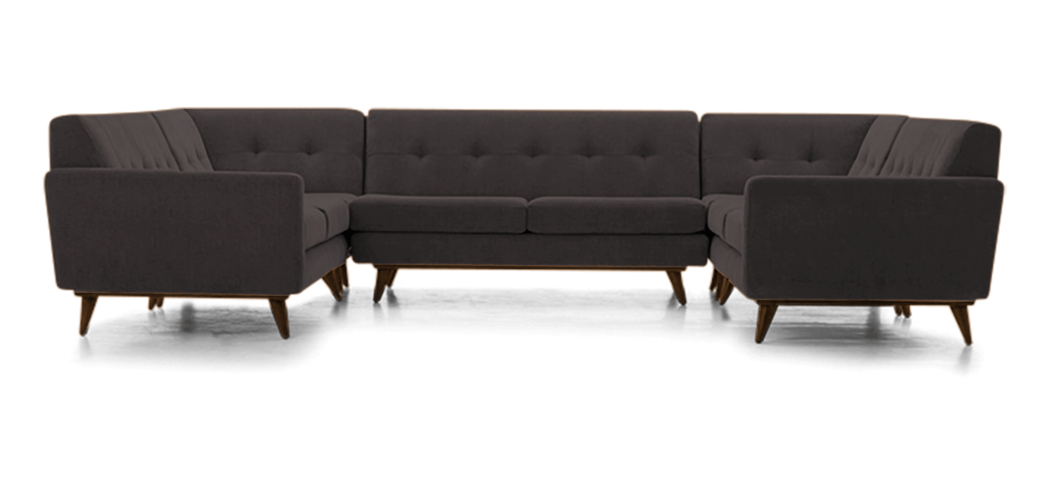 hughes sofa sectional %285 piece%29 bentley pewter