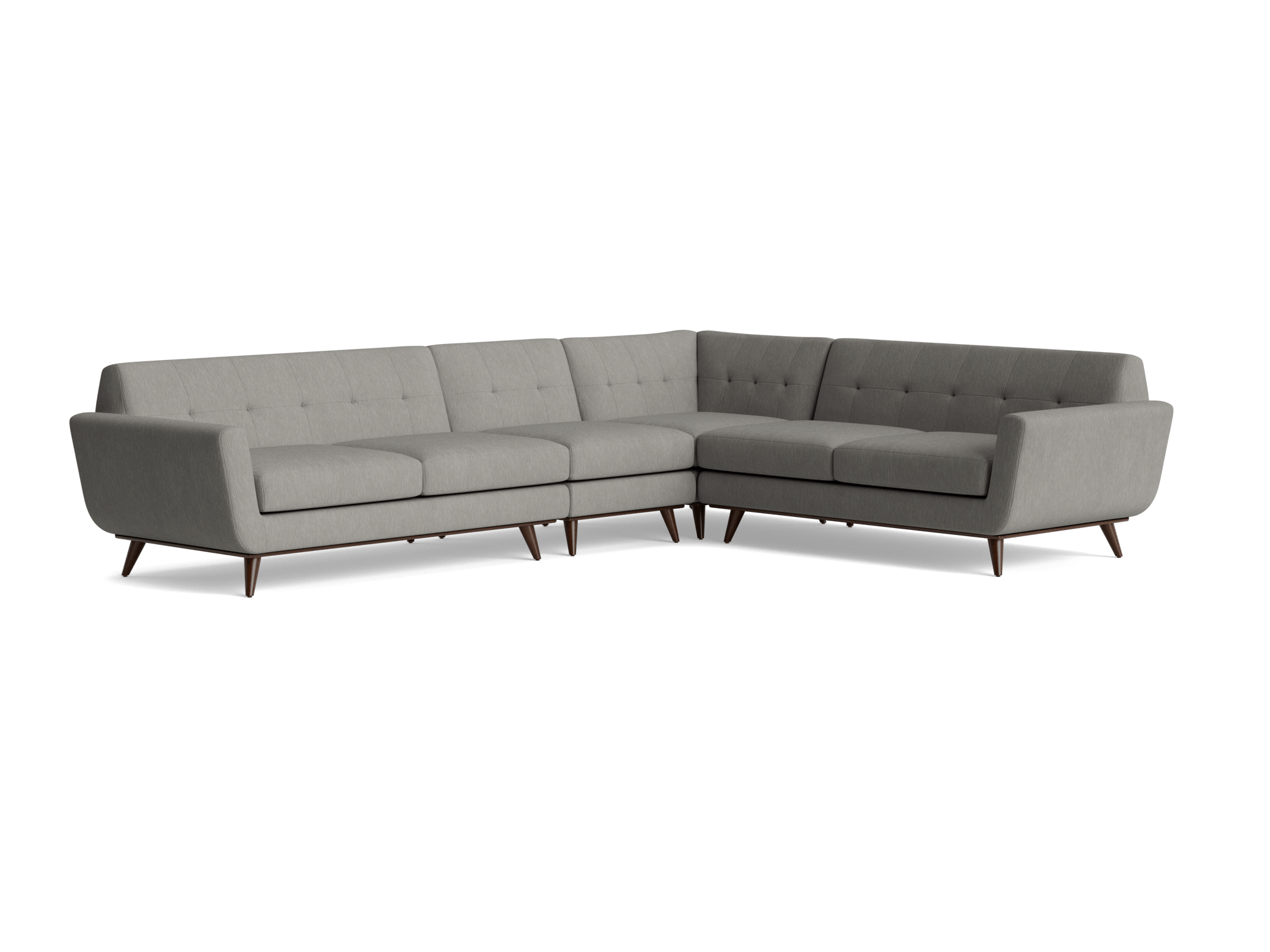 hughes sectional %284 piece%29 bentley pewter