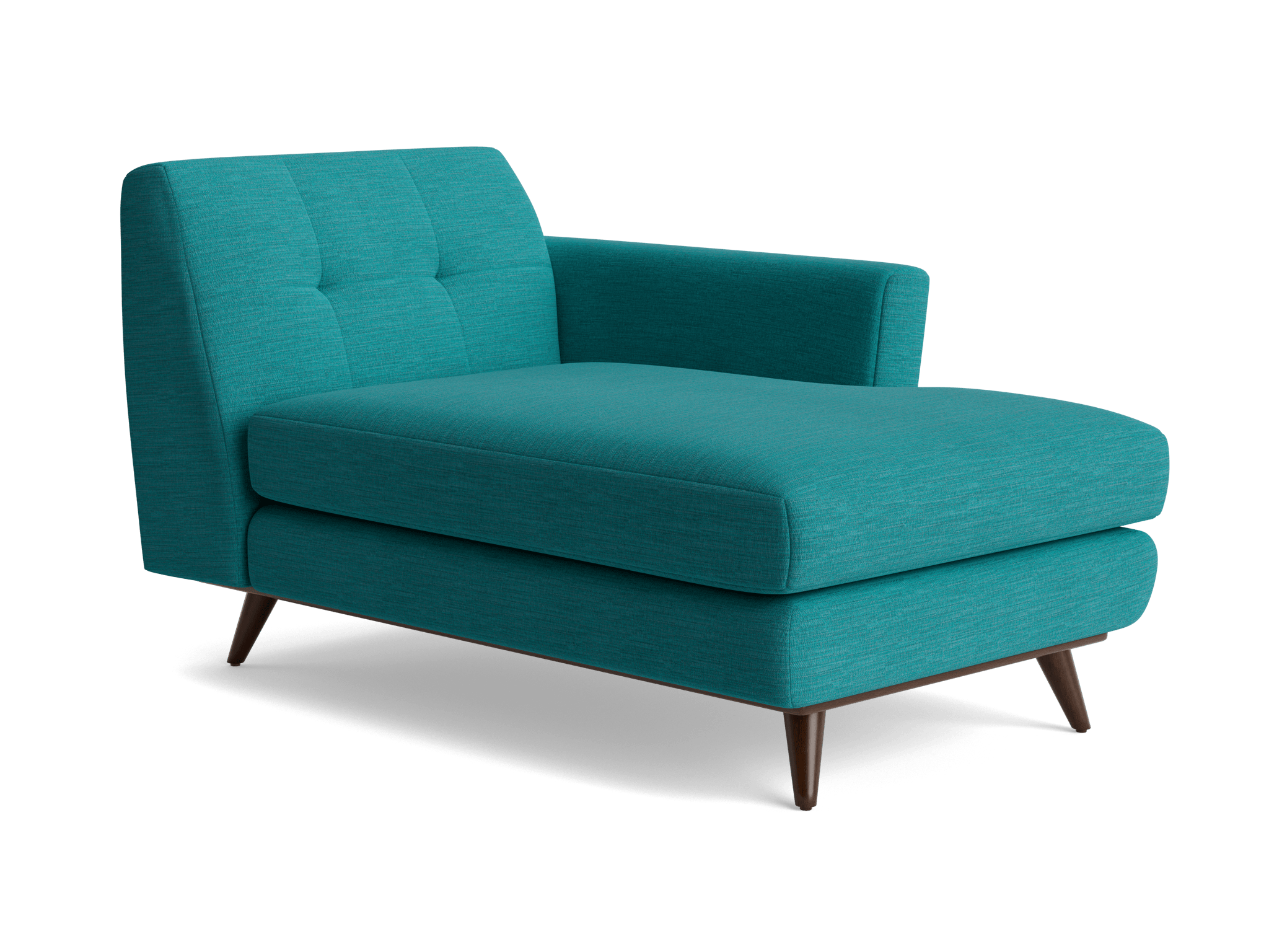 hughes single arm chaise lucky turquoise