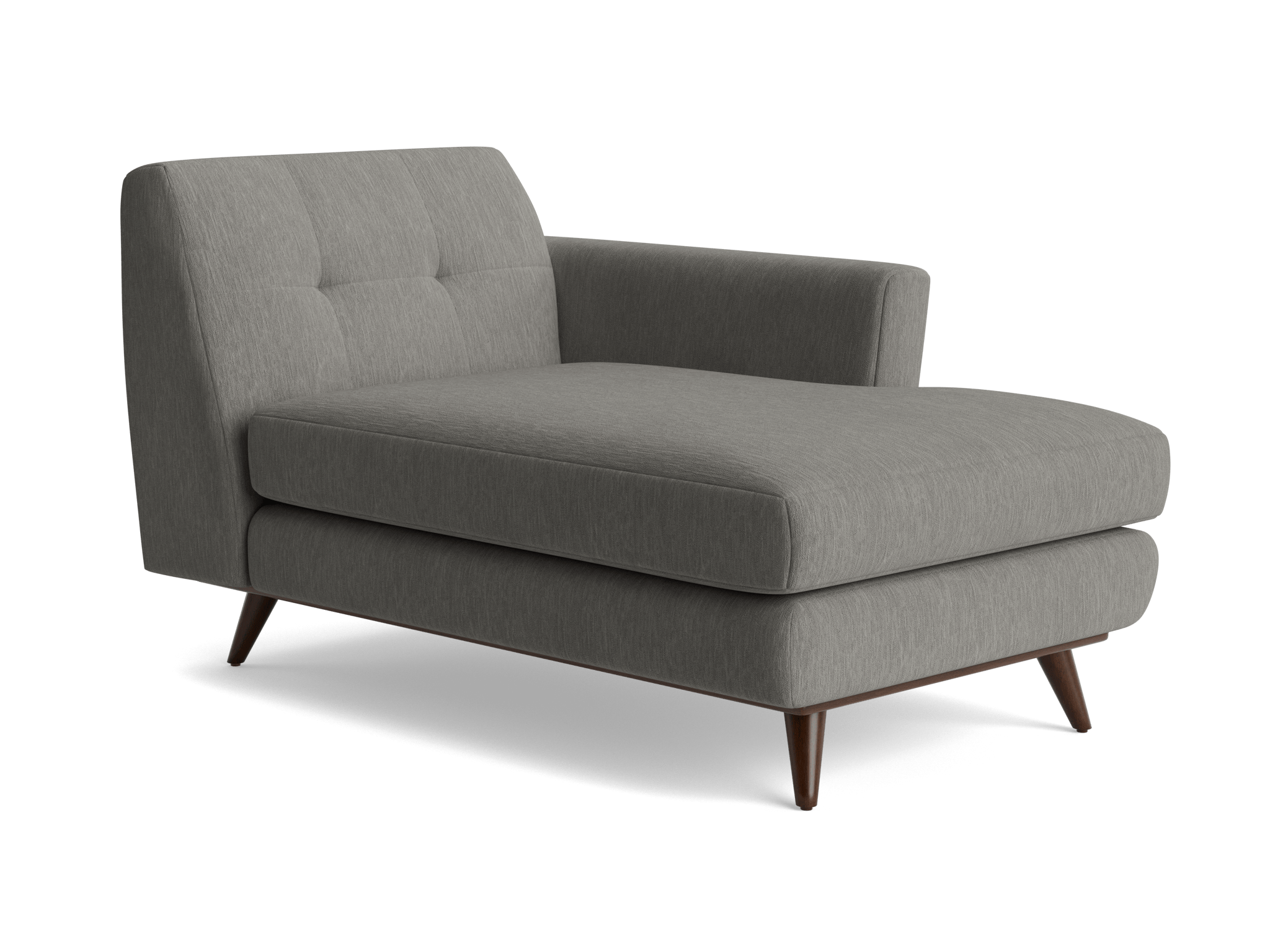 hughes single arm chaise bentley pewter