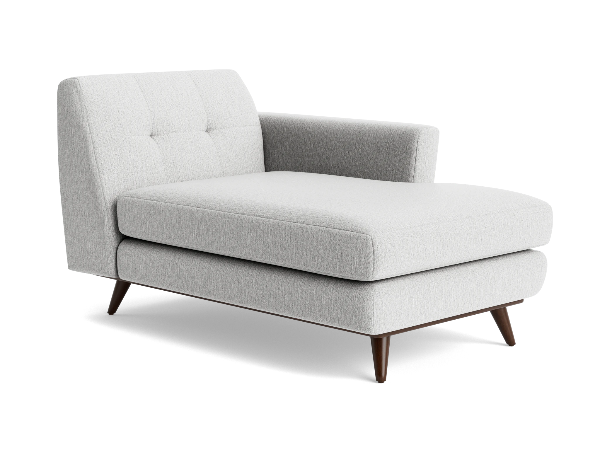 hughes single arm chaise sunbrella premier fog