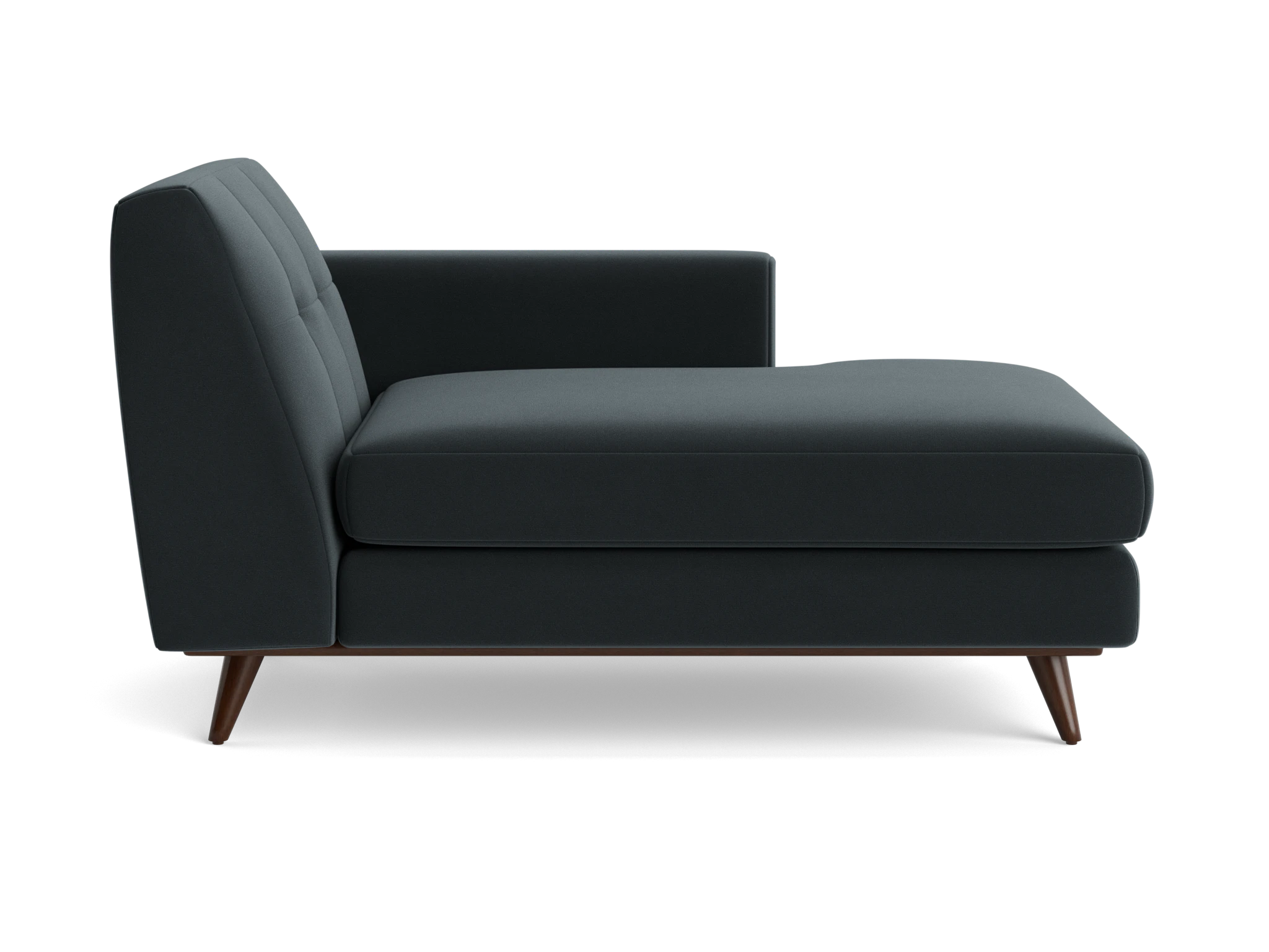 hughes single arm chaise royale gunmetal