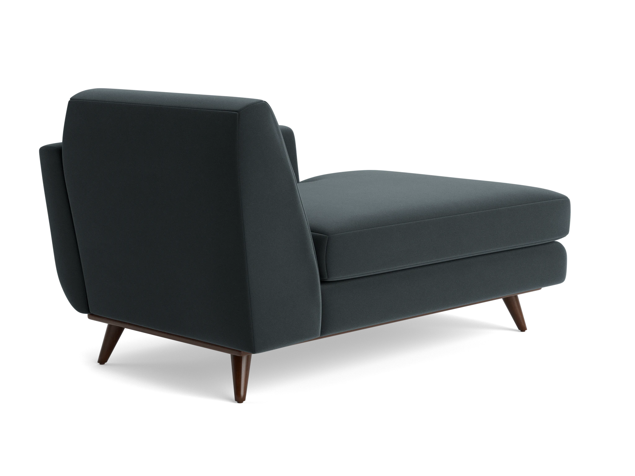 hughes single arm chaise royale gunmetal