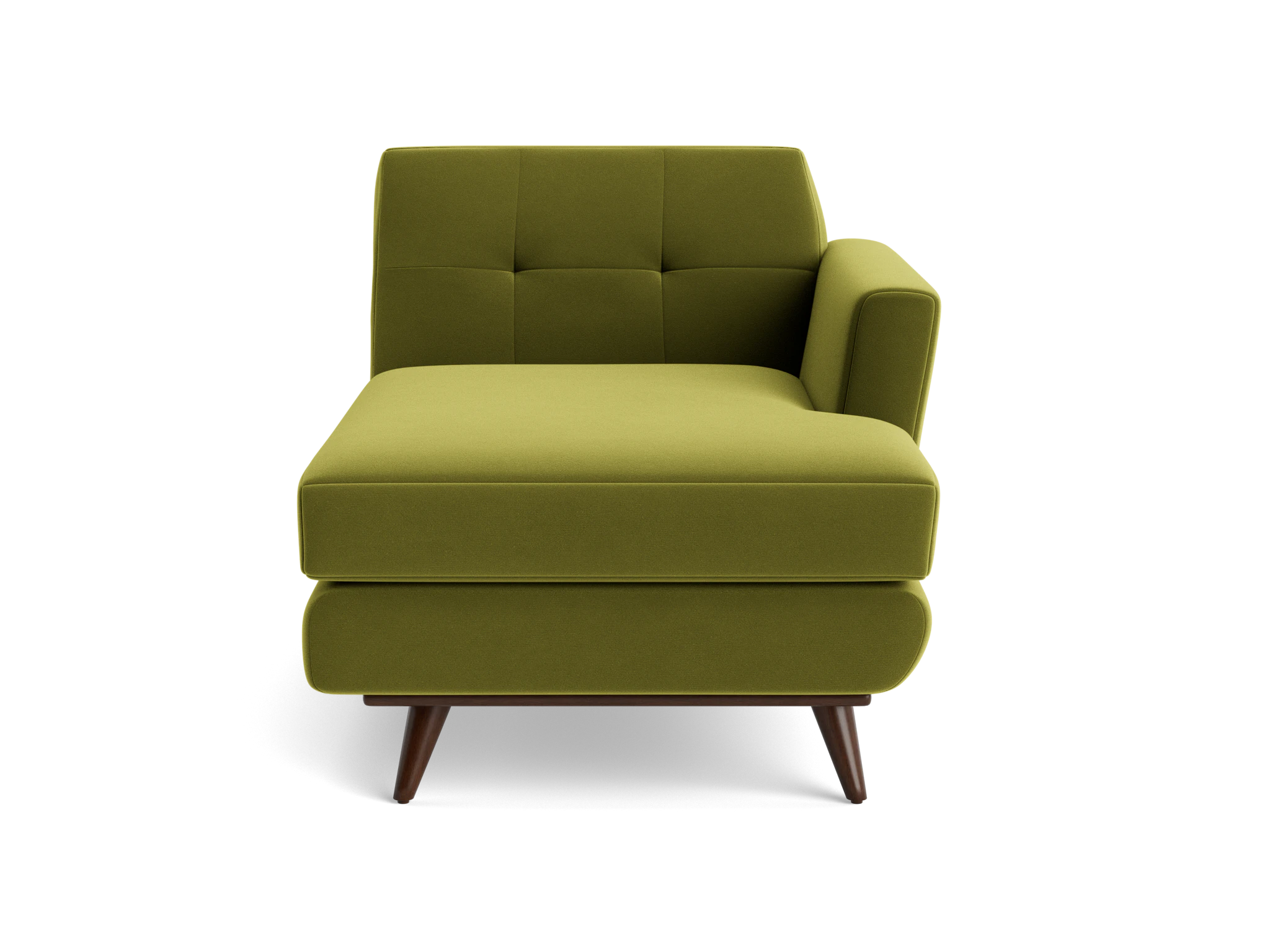 hughes single arm chaise royale apple