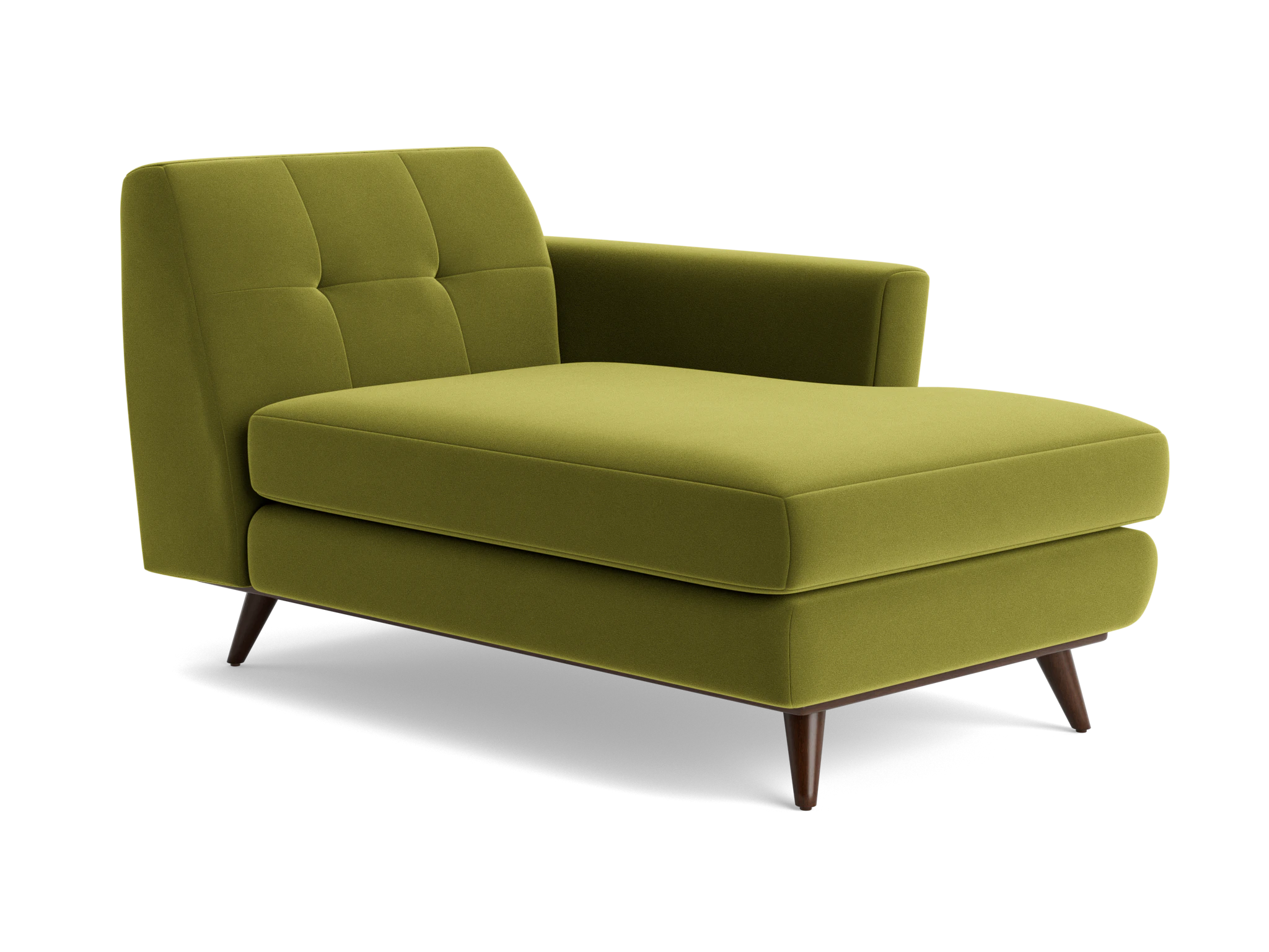 hughes single arm chaise royale apple